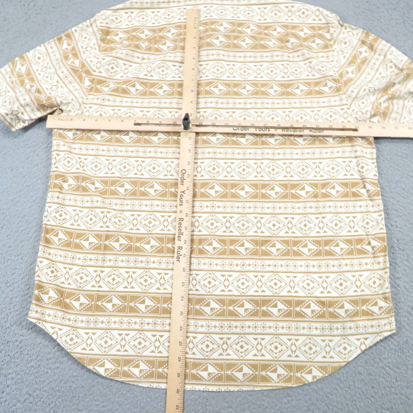 Vintage J. Peterman Shirt Men XL Aztec Tribal All Over Graphic Print Safari Collar Button Size US XL / EU 56 / 4 - 7 Thumbnail