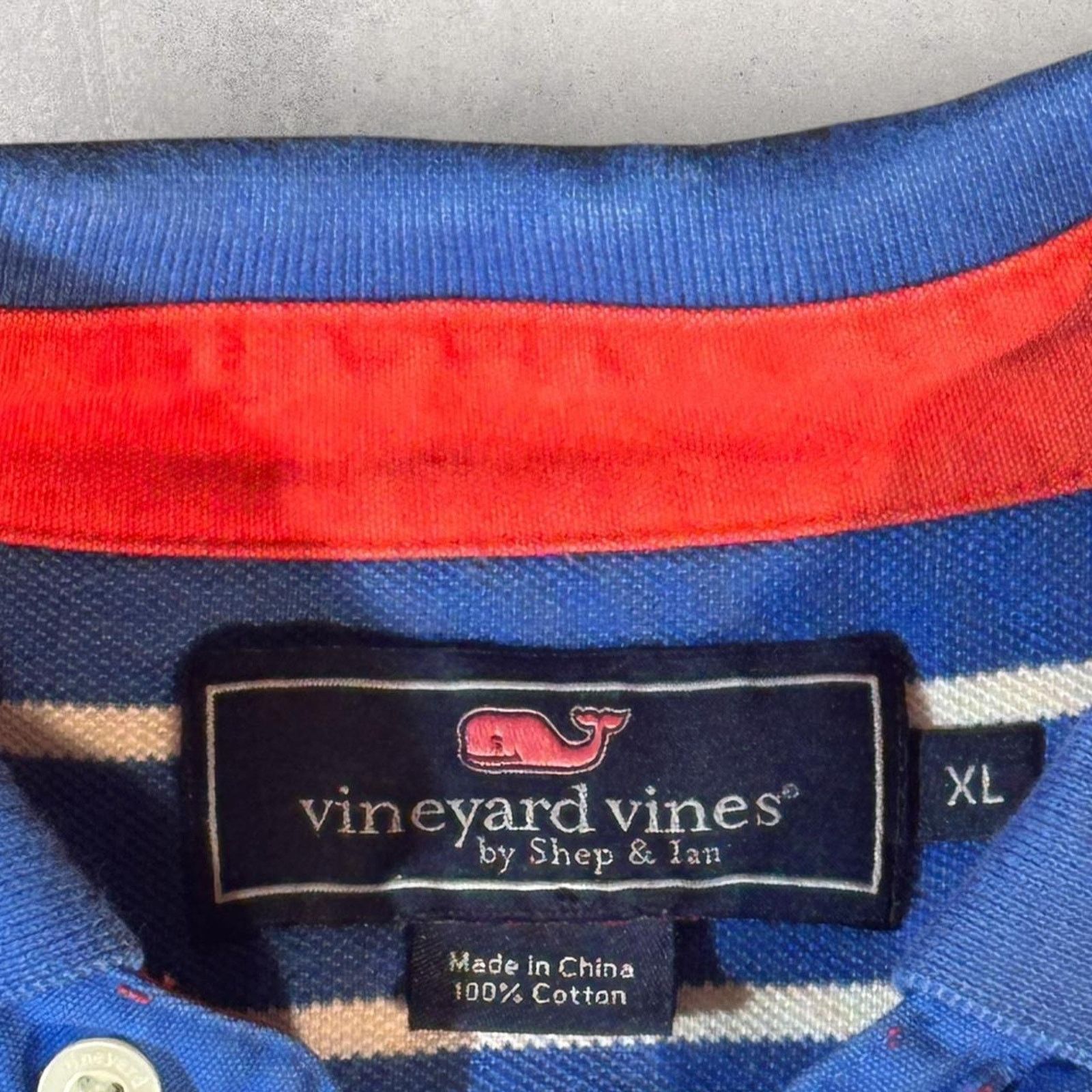 Vineyard Vines Blue & white striped Vineyard Vines polo shirt Size US XL / EU 56 / 4 - 4 Thumbnail