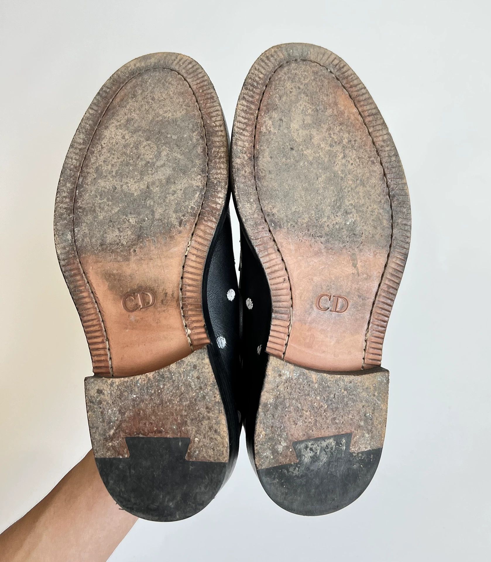 Dior Dior 14FW Lily of the Valley Runway Leather Shoes 38 Size US 5.5 / EU 38 - 9 Thumbnail