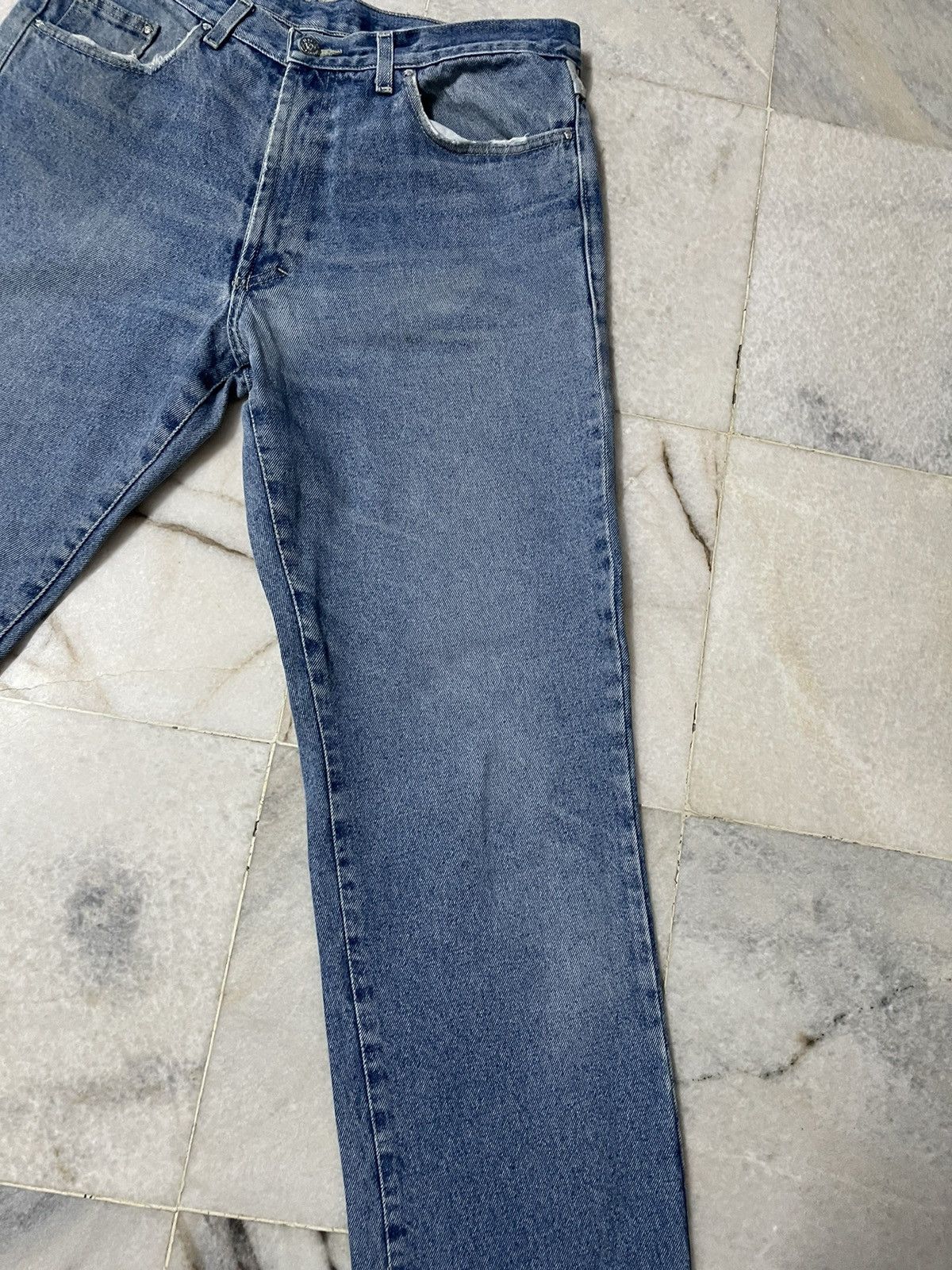 Versace × Versace Jeans Couture × Vintage Vintage Versace Jeans Couture Denim Jeans Blue Size US 34 / EU 50 - 3 Thumbnail