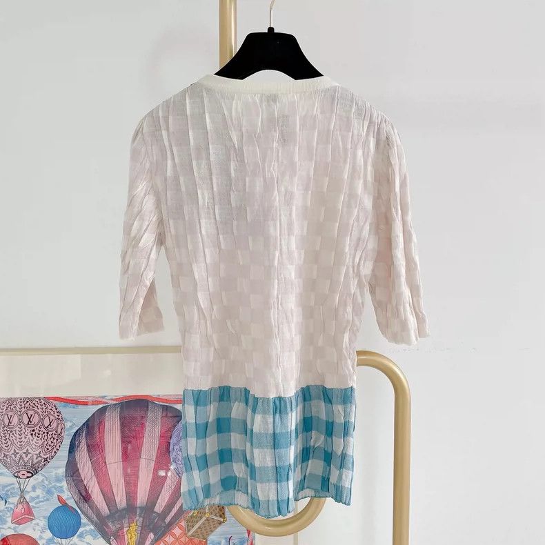 Loewe LOEWE Plaid short sleeve T-shirt Size S / US 4 / IT 40 - 2 Thumbnail