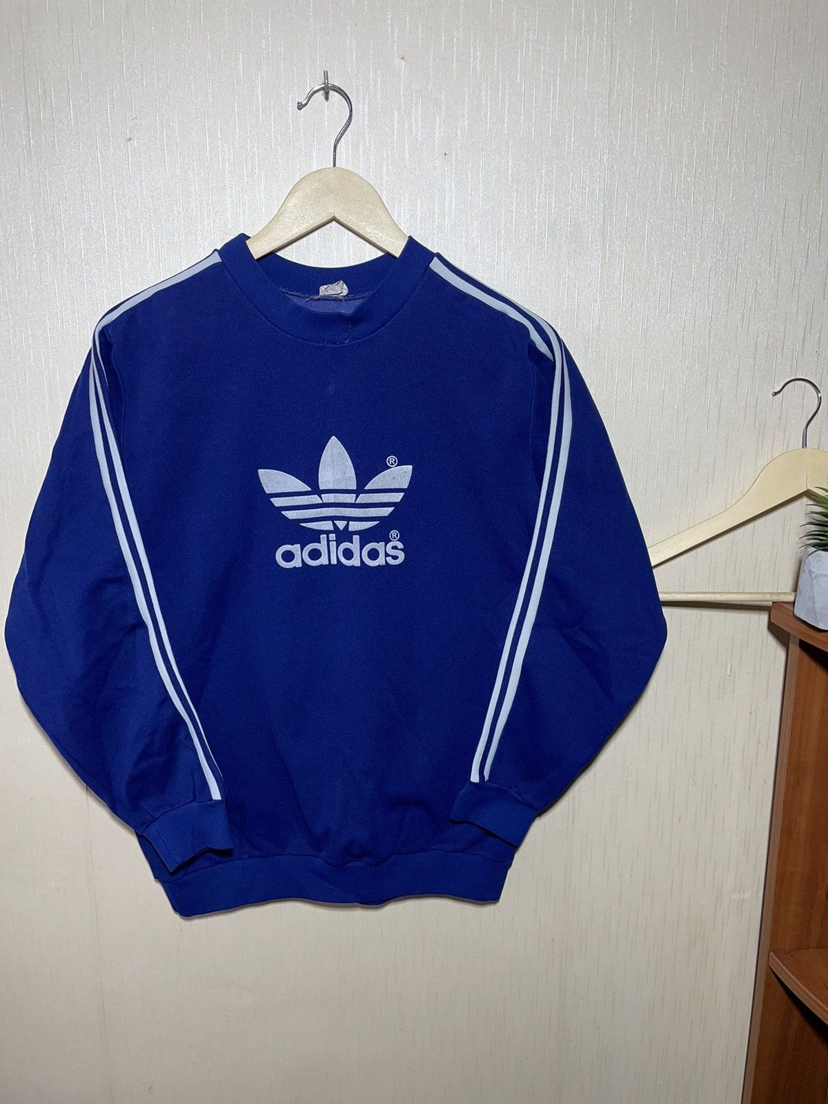 Adidas × Vintage Adidas Swiss made vintage sweatshirt 80s Size US M / EU 48-50 / 2 - 1 Thumbnail