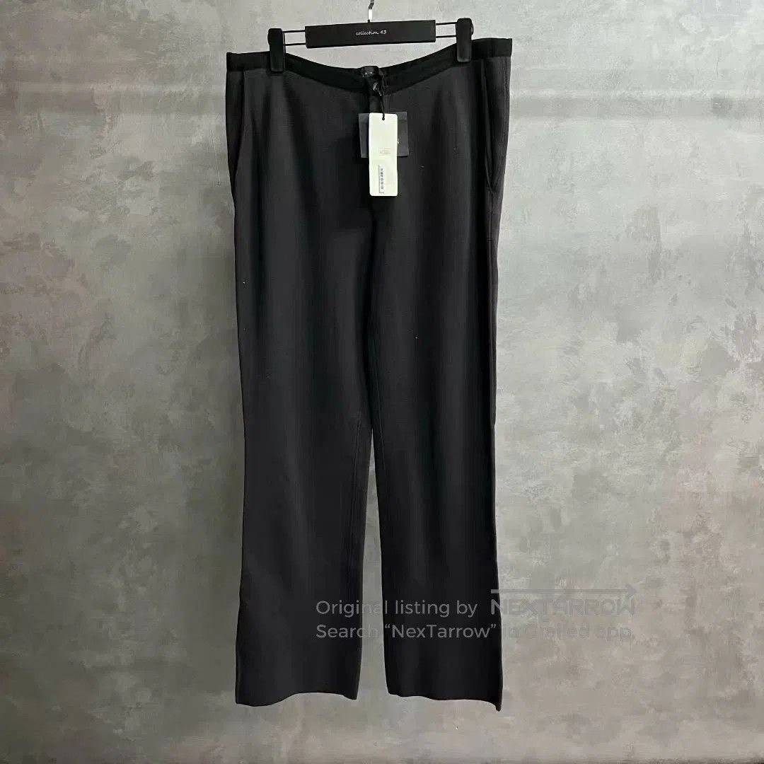 Lanvin lanvin dark gray wide-leg casual pants. Size US 32 / EU 48 - 1 Thumbnail