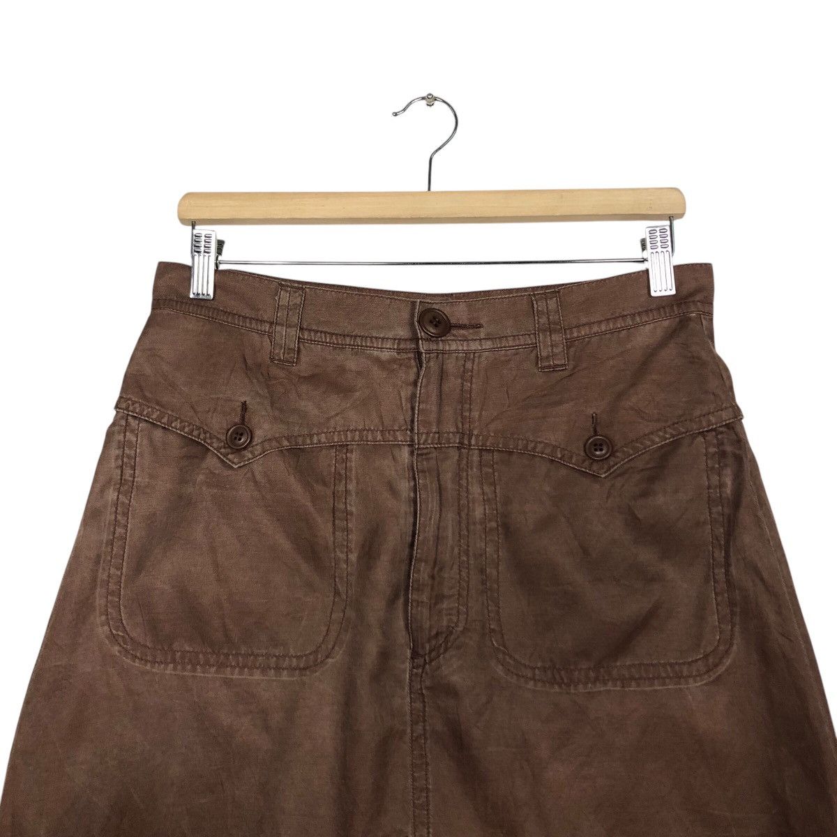 Japanese Brand 📌Rich Brown Vintage Short Pants Sunaokuwahara Issey Miyake Size 30" / US 8 / IT 44 - 4 Thumbnail