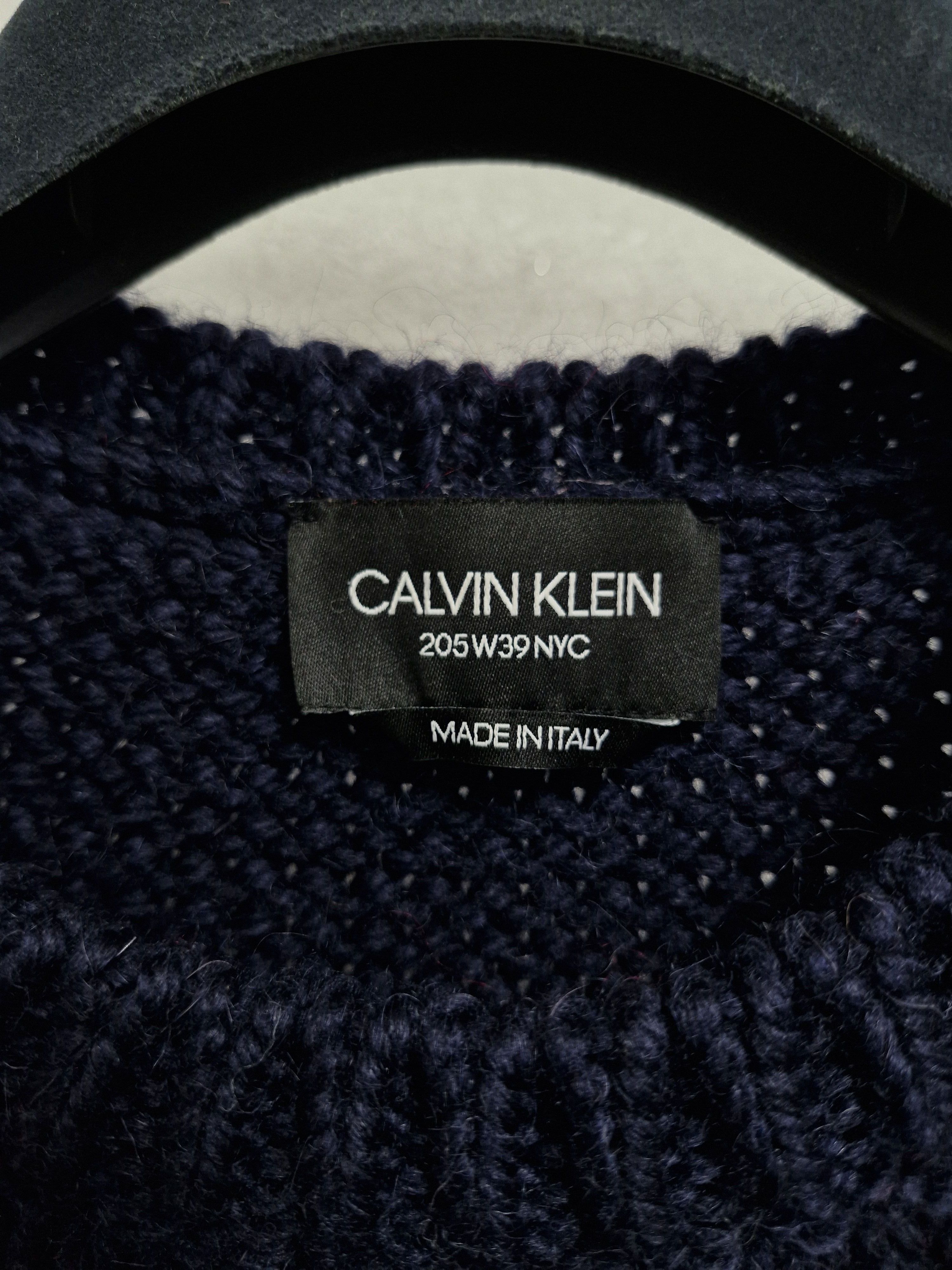 Calvin Klein 205W39NYC CALVIN KLEIN 205W39NYC FW18 Striped Distressed Wool Knit Size US M / EU 48-50 / 2 - 4 Thumbnail
