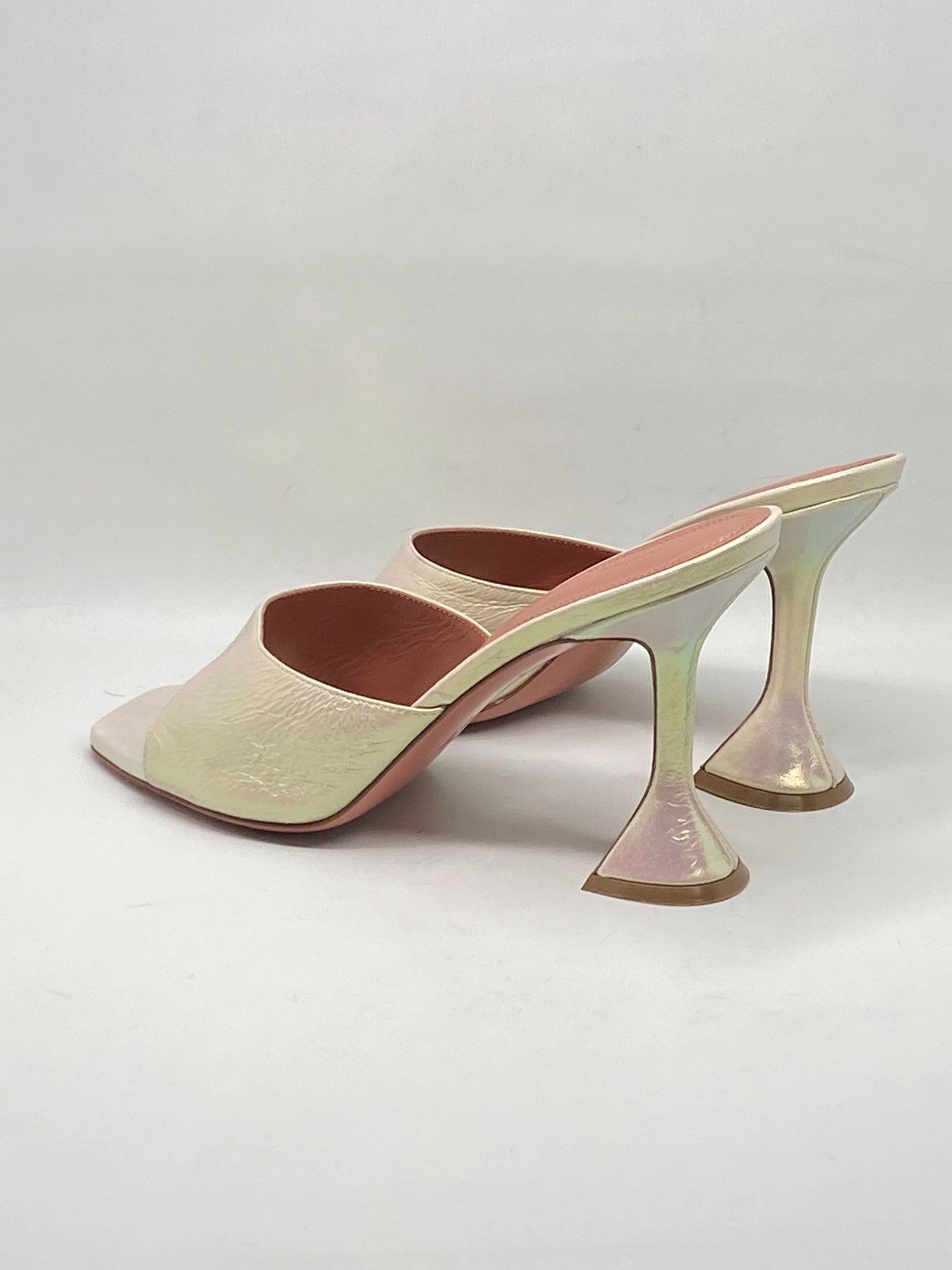 Amina Muaddi Amina Muaddi Lupita Holographic Leather Mule size 39 Size US 9 / IT 39 - 11 Thumbnail