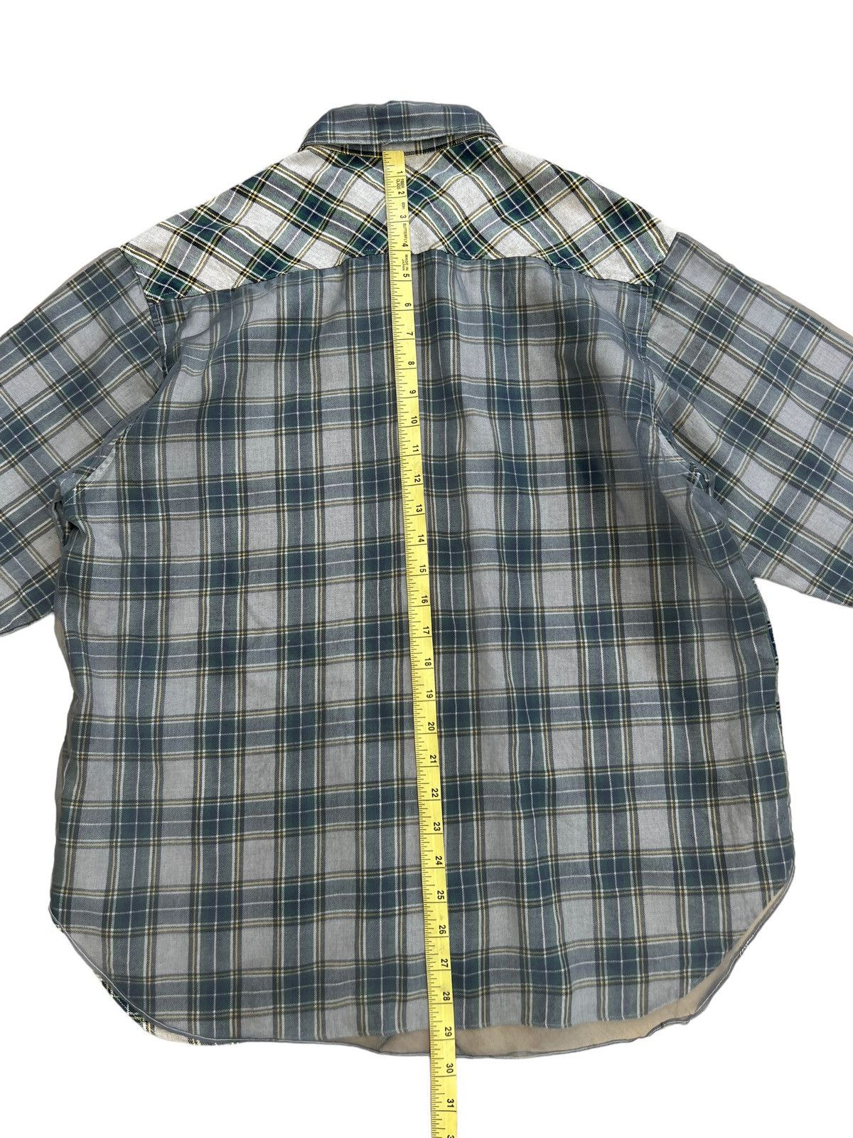 20471120 Vintage 90s MILK BOY Japan Hybrid Flannel Shirt Size US L / EU 52-54 / 3 - 5 Thumbnail