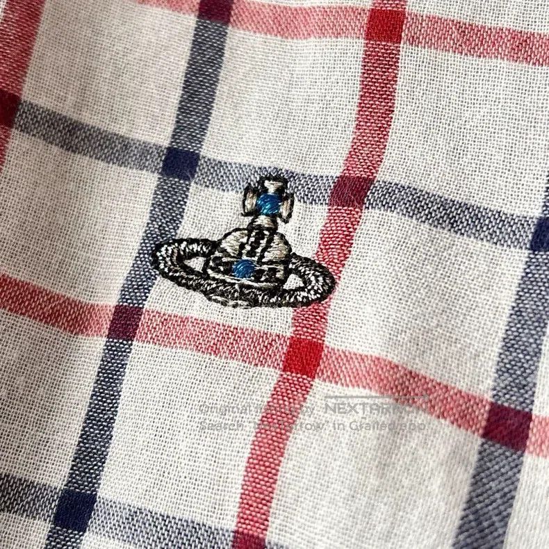 Vivienne Westwood Vivienne Westwood White and Red Blue Plaid Shirt with Stri Size M / US 6-8 / IT 42-44 - 3 Thumbnail