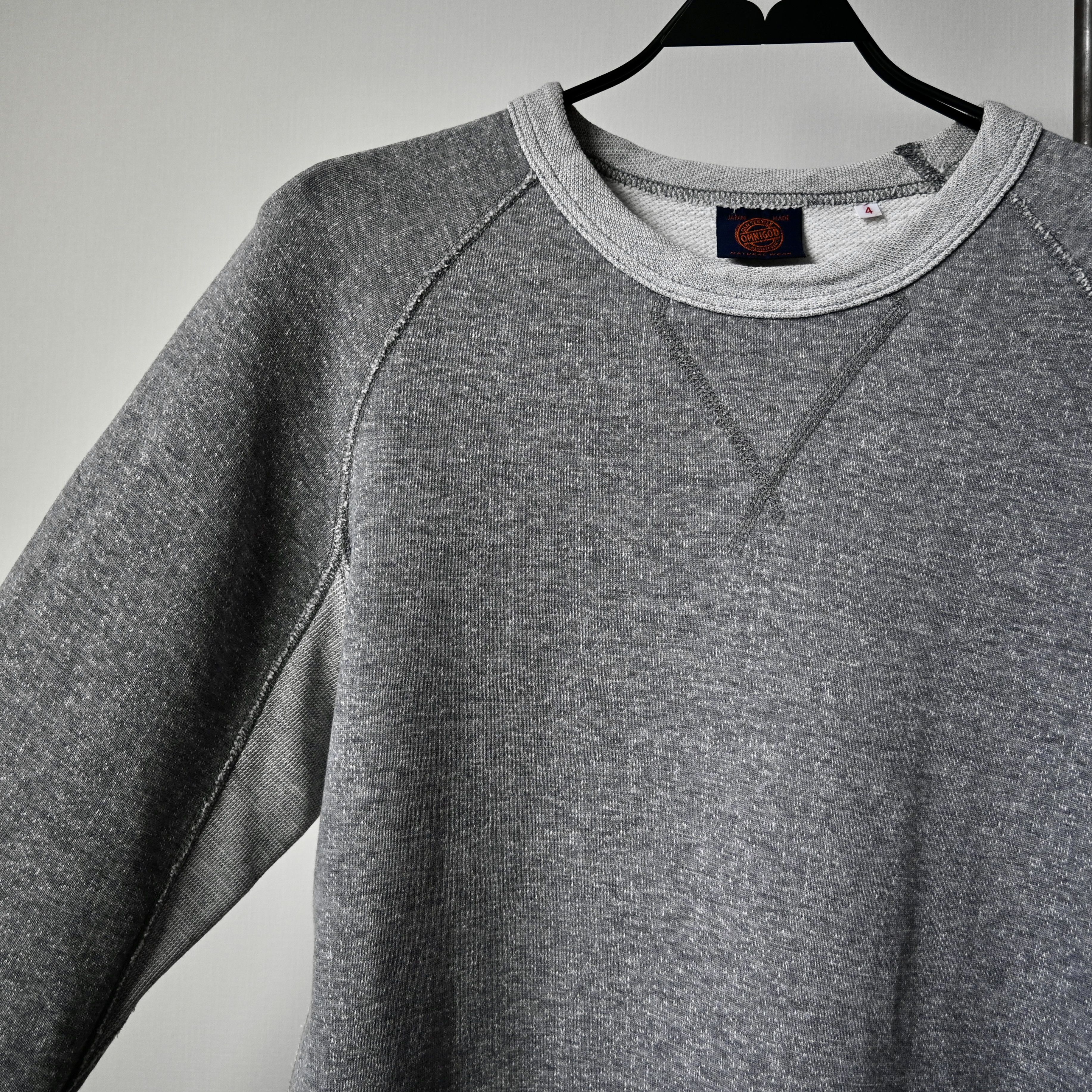 OMNIGOD 2000s OMNIGOD drop-needle knit crewneck sweatshirt Size US L / EU 52-54 / 3 - 10 Thumbnail