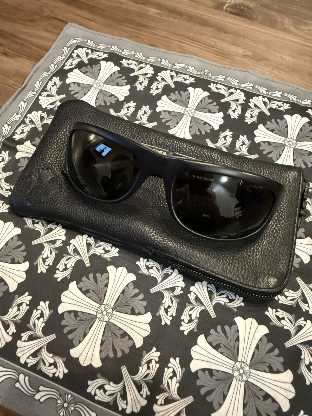 Chrome Hearts Chrome Hearts Tryassagain sunglasses Size ONE SIZE - 2 Thumbnail