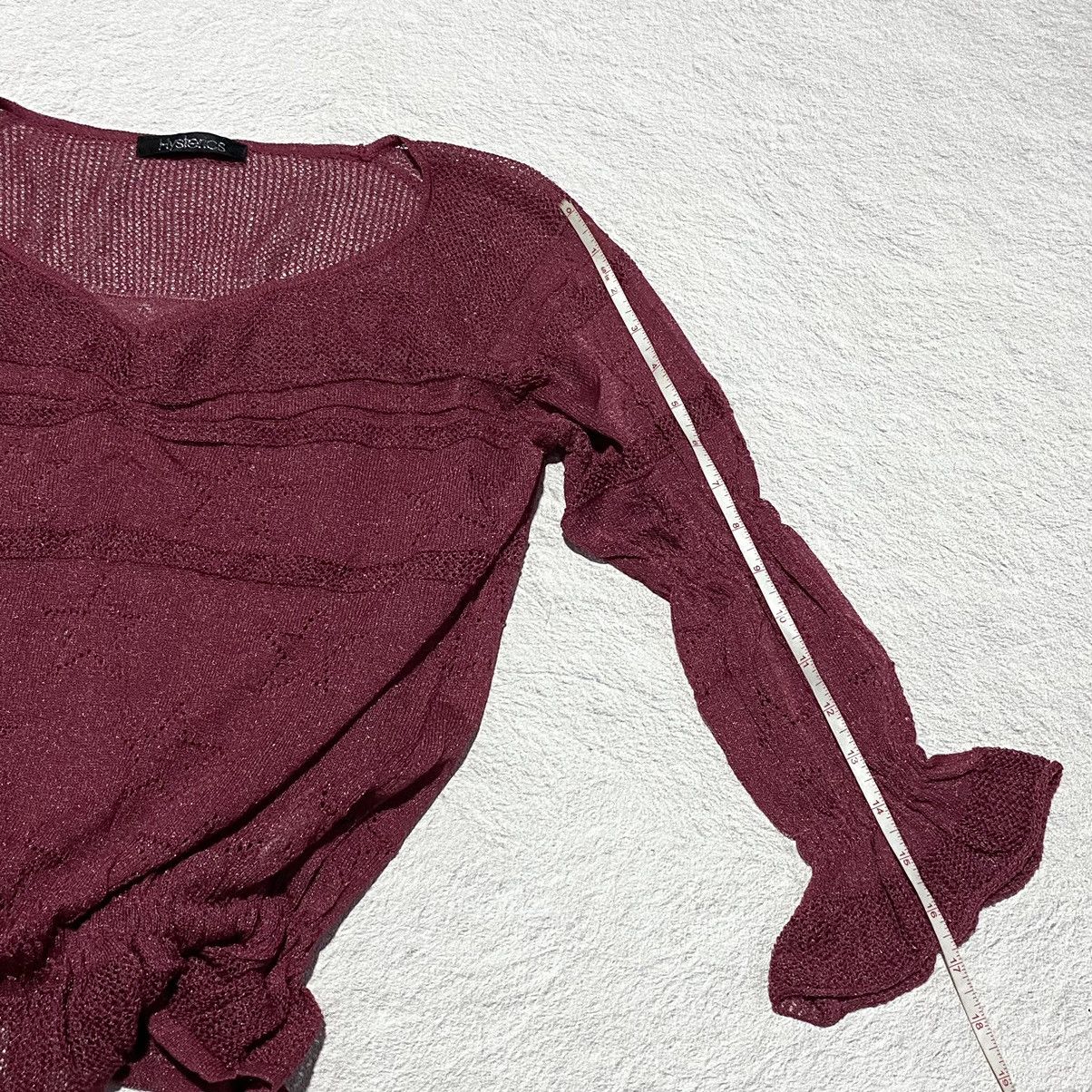 Hysteric Glamour 💥RARE💥 Vintage hysteric glamour 2000s mesh top Size S / US 4 / IT 40 - 5 Thumbnail