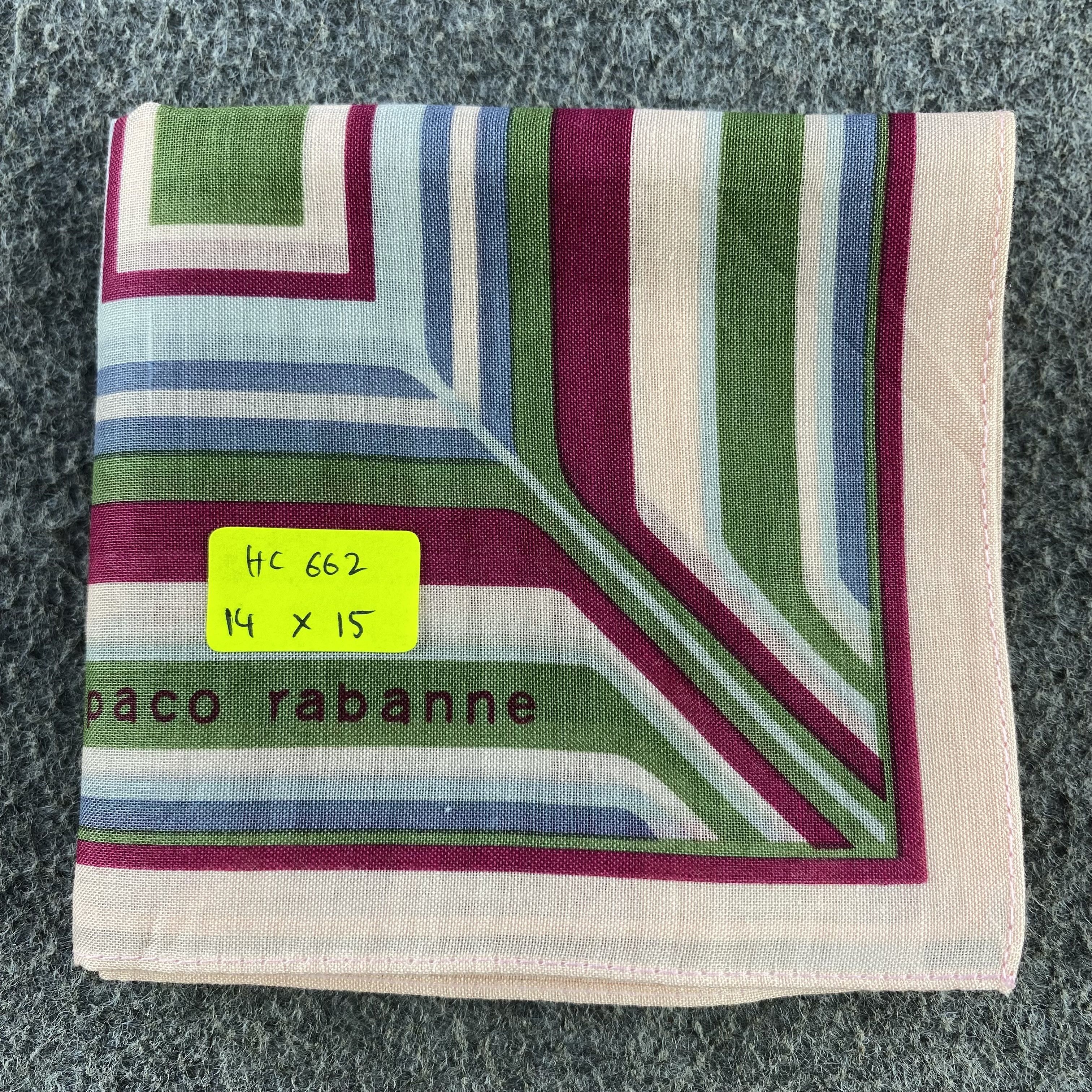 Vintage Handkerchief/Neckerchief/Bandana HC662 Size ONE SIZE - 5 Thumbnail