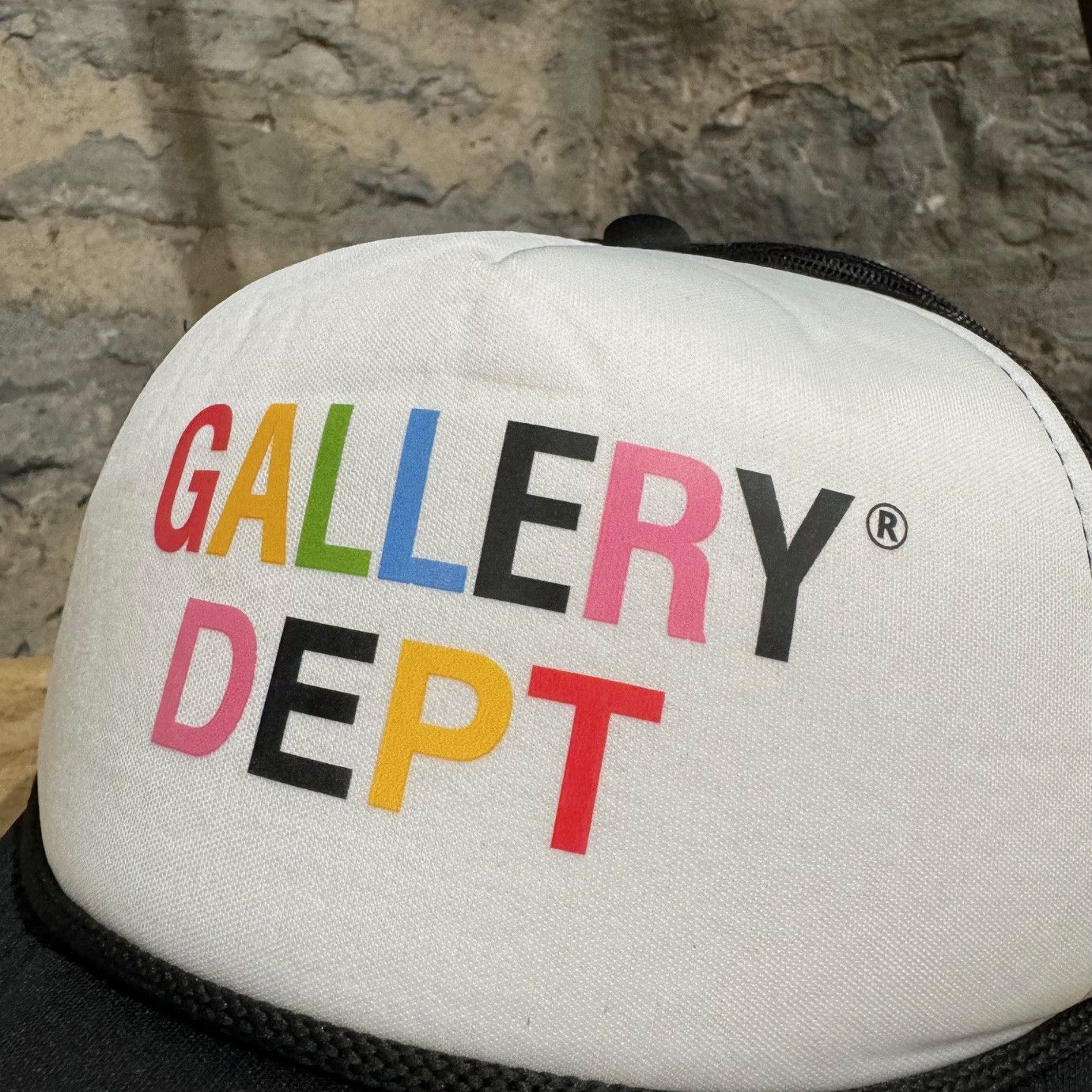 Gallery Dept. Gallery Dept Multicolour Logo Black Trucker Cap Size ONE SIZE - 3 Thumbnail