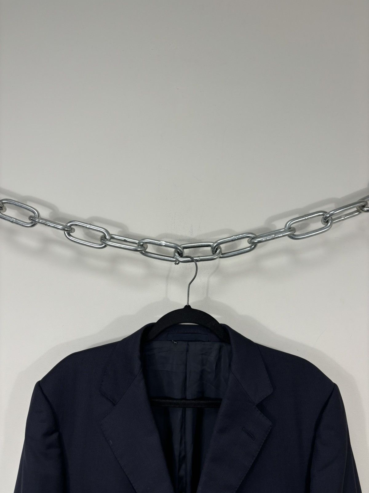 Ermenegildo Zegna Ermenegildo Zegna Men’s 3-Buttons Navy Wool Blazer Jacket Size 40R - 4 Thumbnail