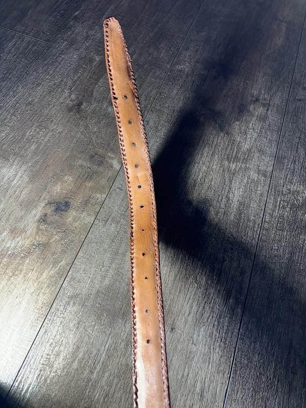 Handmade × Vintage Liquid vintage crocodile leather belt with crocodile head Size ONE SIZE - 5 Thumbnail