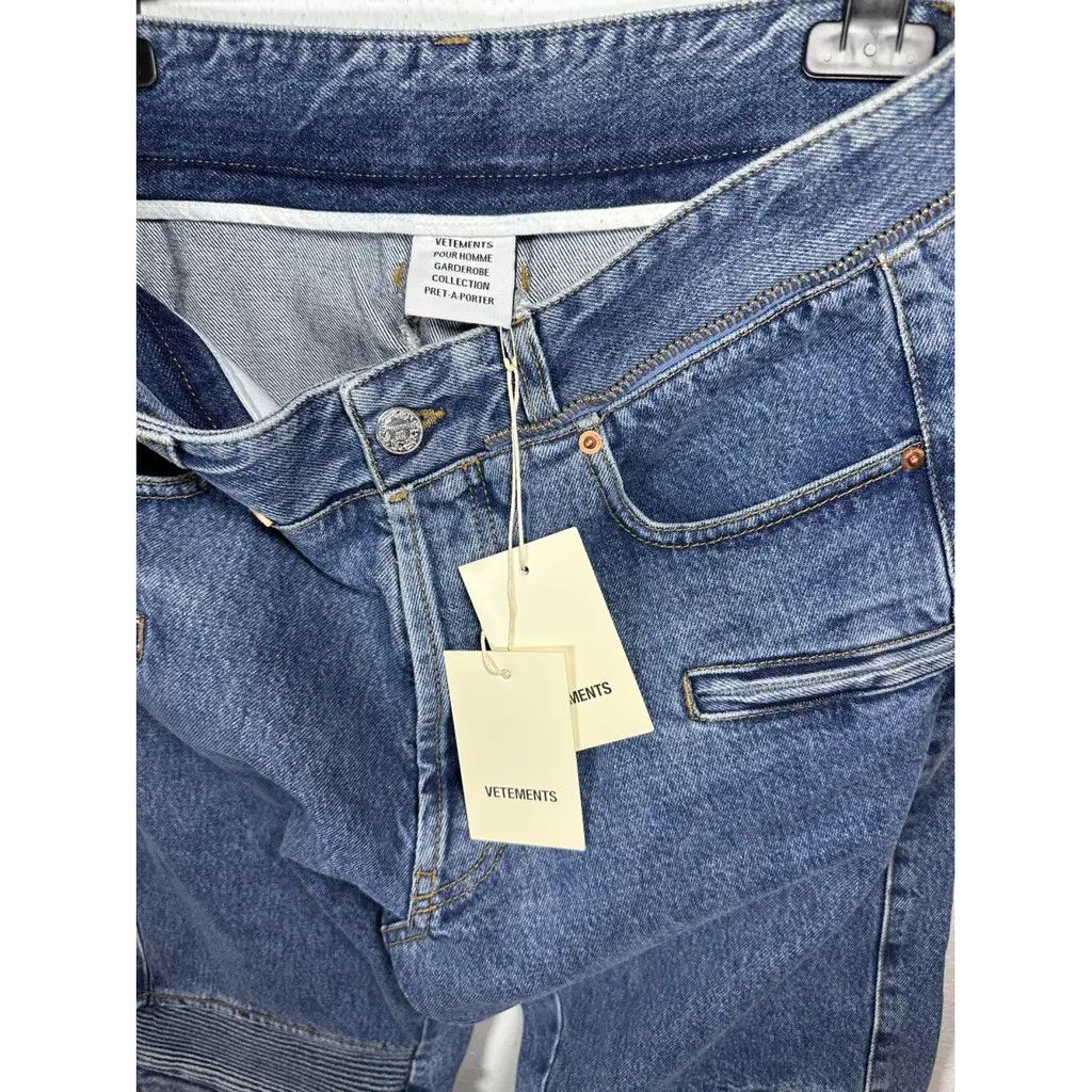 Vetements o1y0924 Denim Pant in Blue Size US 28 / EU 44 - 4 Thumbnail