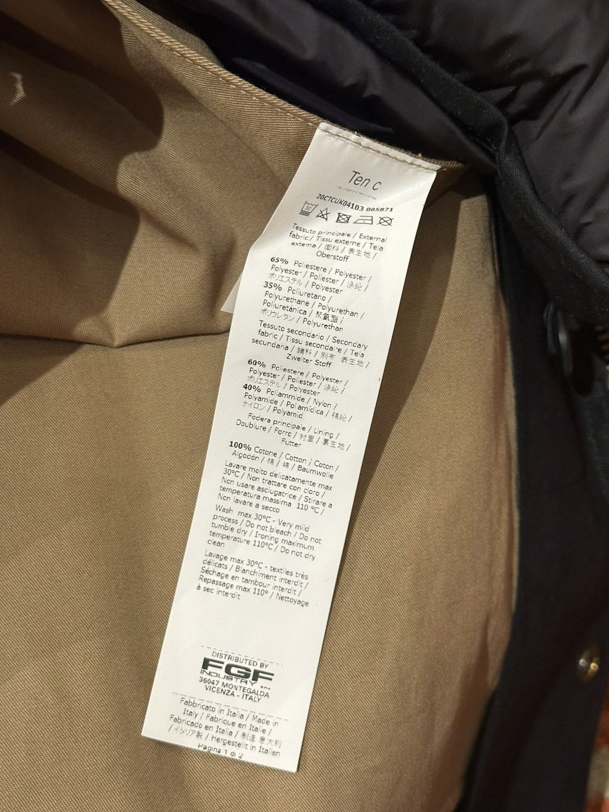 Ten C Ten C Suede Parka with Liner Black Size US L / EU 52-54 / 3 - 5 Thumbnail