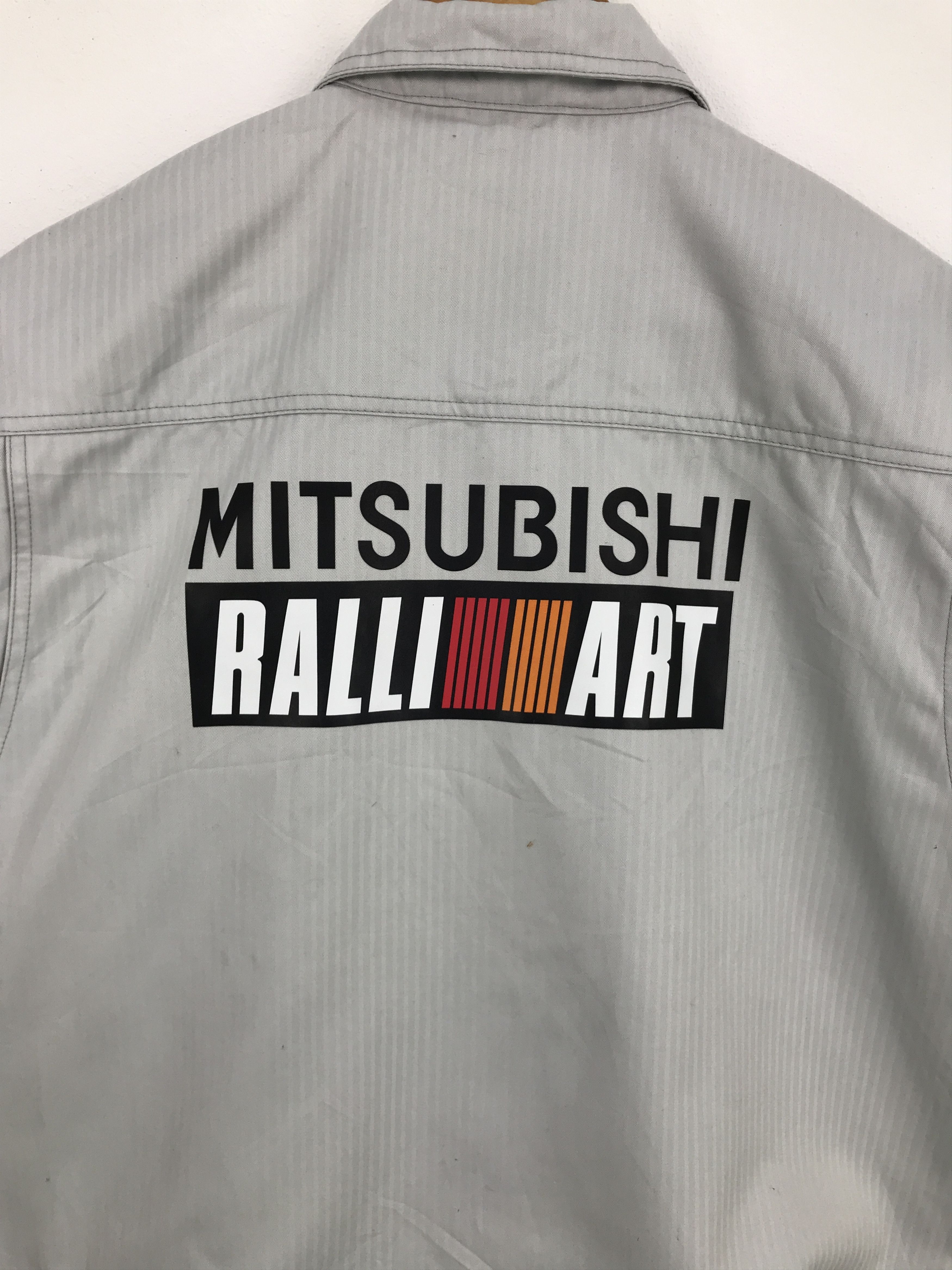 Japanese Brand MITSUBISHI RACING WORK UNIFORM CUSTOM JACKET Size US L / EU 52-54 / 3 - 5 Thumbnail
