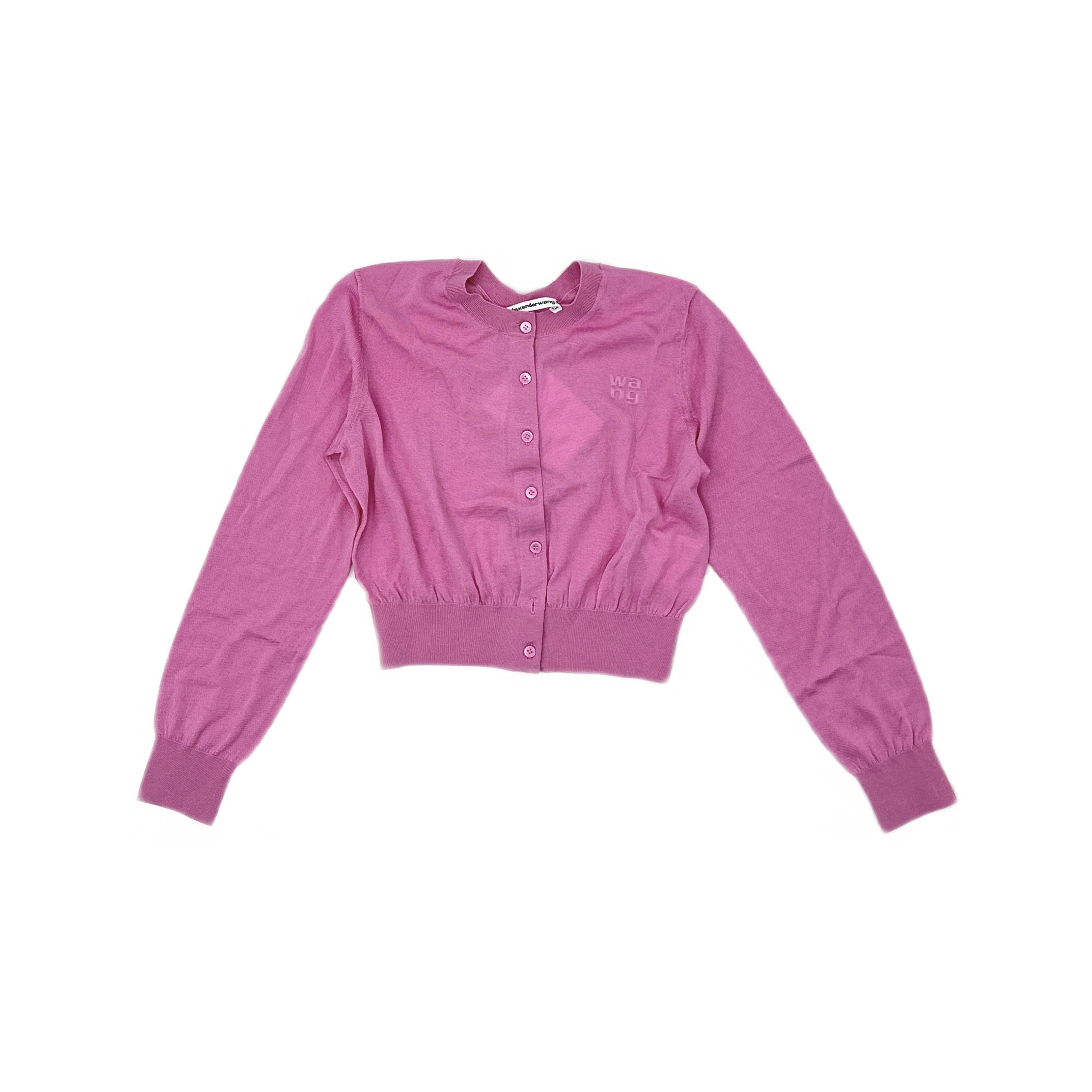 Alexander Wang Alexander Wang Pink Button Up Cardigan Size S Size S / US 4 / IT 40 - 1 Thumbnail