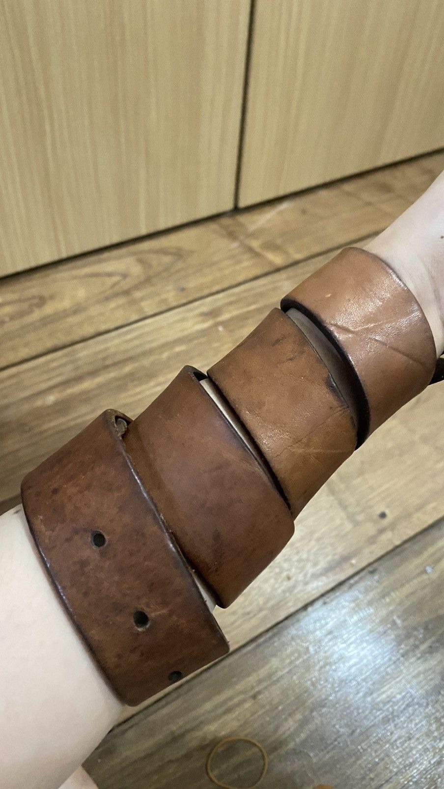 Vintage Y2K vintage belt leather Size ONE SIZE - 2 Thumbnail