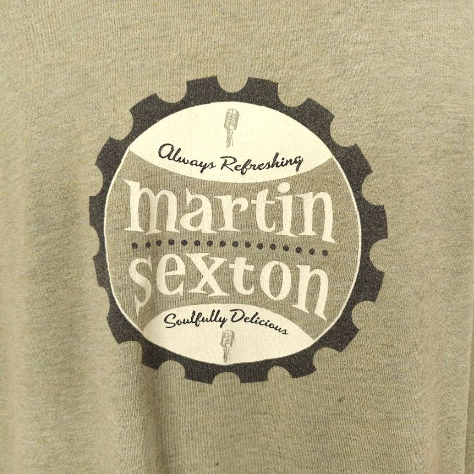 Vintage VINTAGE Martin Sexton T Shirt Mens Size Large Green Y2K Americana Ringer Tee Size US L / EU 52-54 / 3 - 3 Thumbnail
