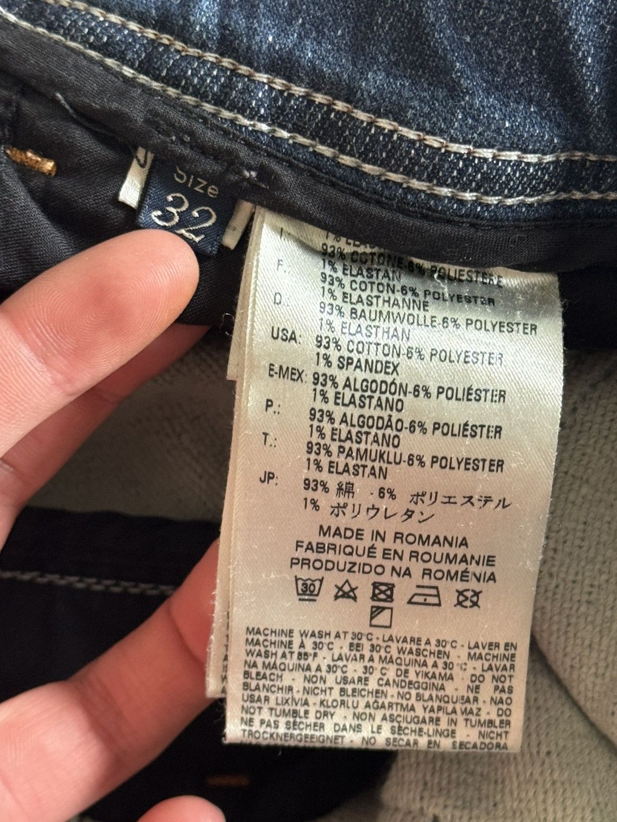 Diesel Diesel 32 krooley-ne Distressed denim jeans pants trousers Size US 32 / EU 48 - 11 Thumbnail