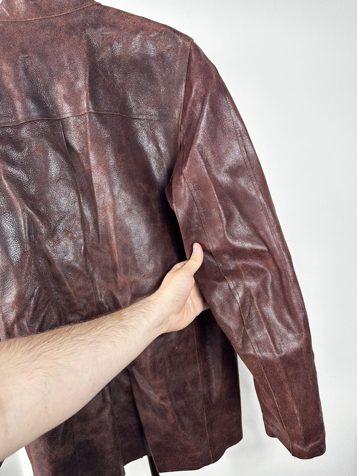 Carpe Diem Carpe Diem L’Maltieri LUG01 Leather Jacket - 2000s Archive Size US L / EU 52-54 / 3 - 8 Thumbnail