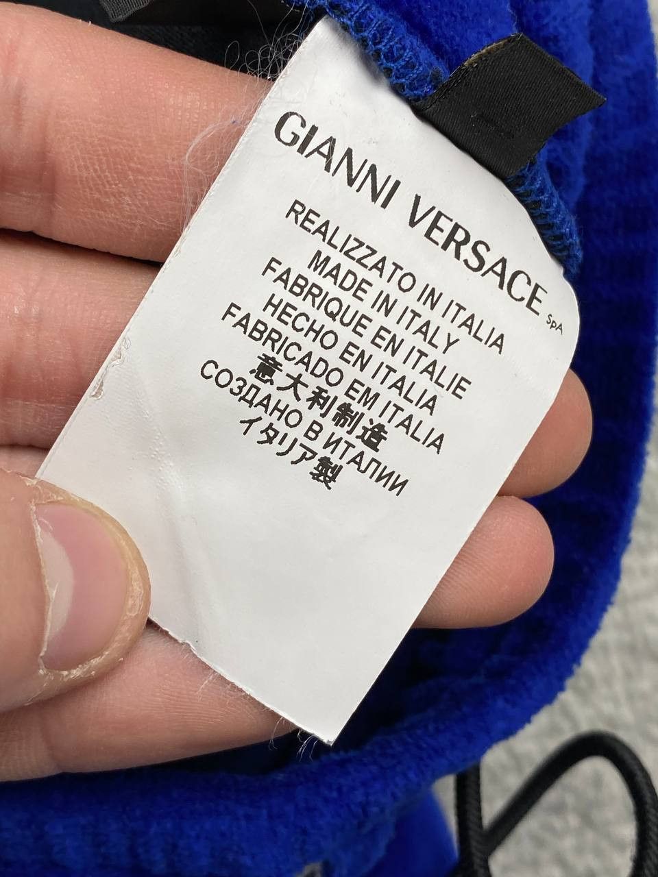 Versace Versace Medusa Logo Velour Sweatpants Women Size S Blue Size 28" / US 6 / IT 42 - 6 Thumbnail