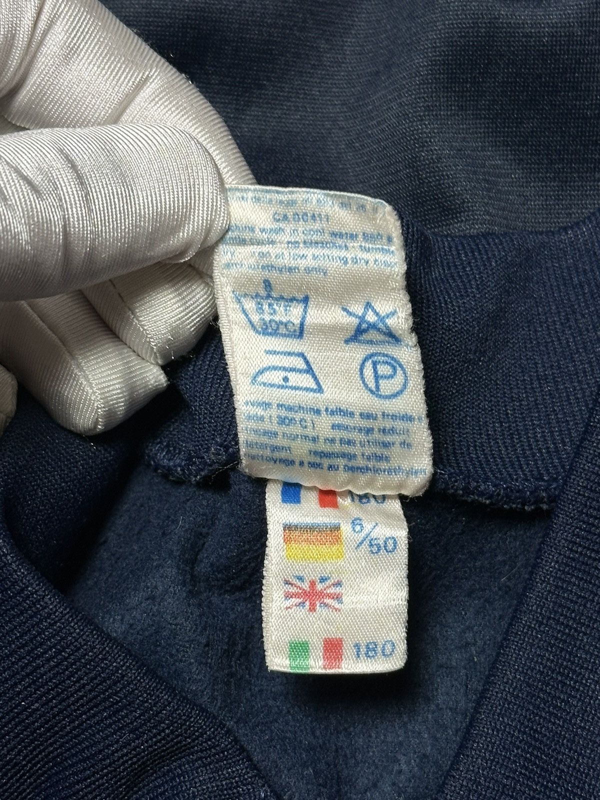 Adidas Vintage Adidas 80s Ventex Track Jacket Bomber Navy Blue Size US M / EU 48-50 / 2 - 8 Thumbnail