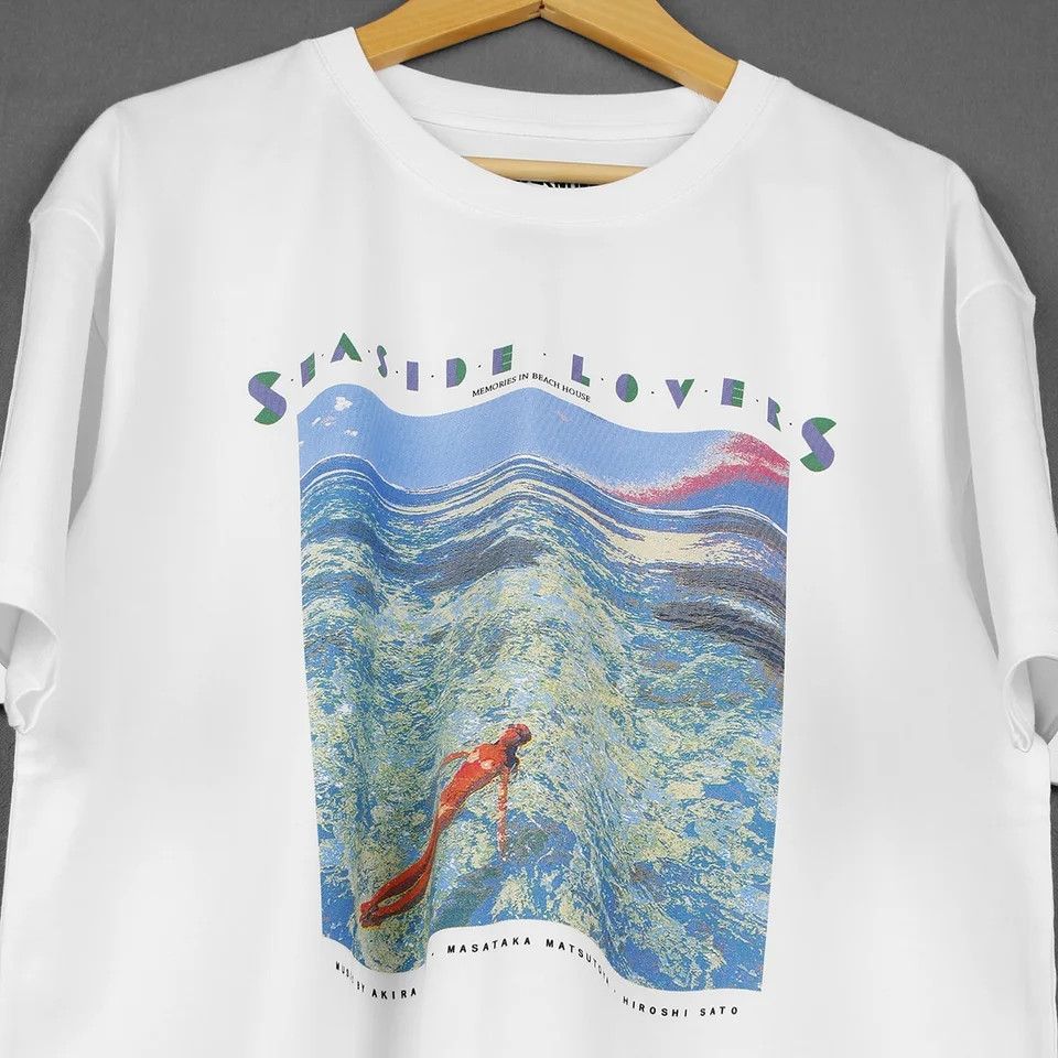 Japanese Brand × Vintage Seaside Lover T-shirt Wave Size US M / EU 48-50 / 2 - 3 Thumbnail