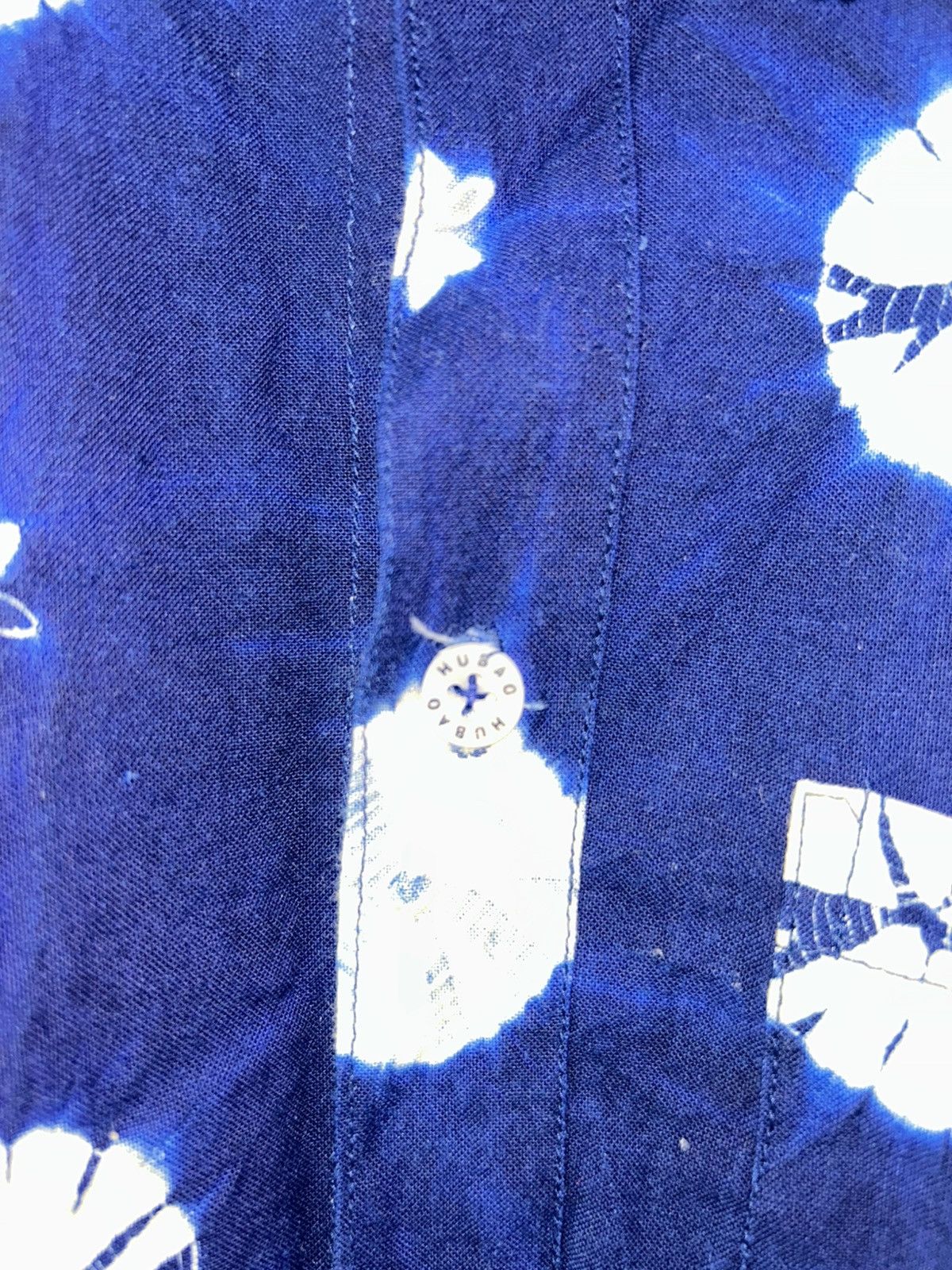 Indigo Japanese Brand Hubao Shibori Indigo Tie Dye Shirt Size US M / EU 48-50 / 2 - 8 Thumbnail