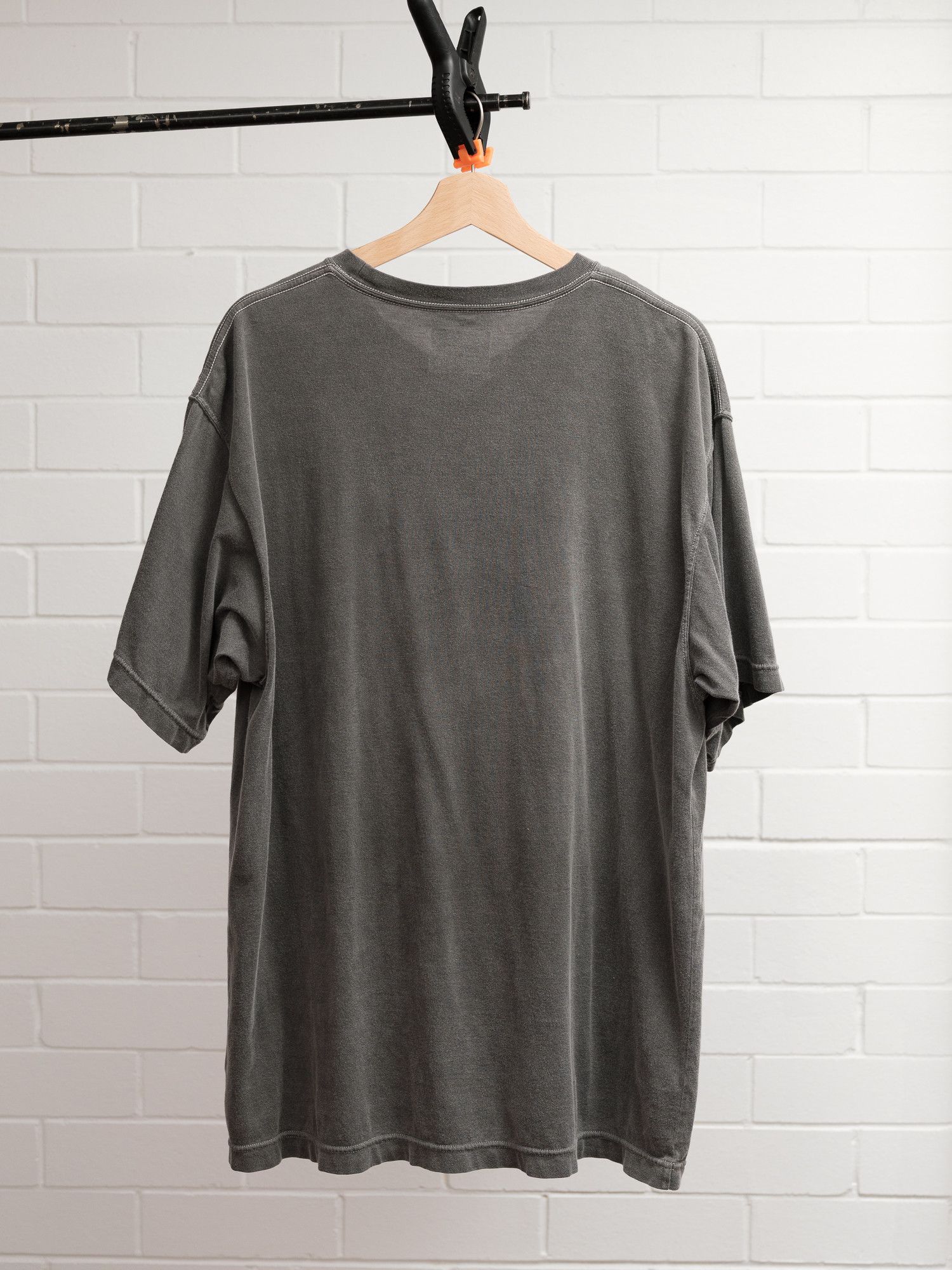 Wtaps WTAPS pocket tee charcoal grey garment dye Size US L / EU 52-54 / 3 - 3 Thumbnail