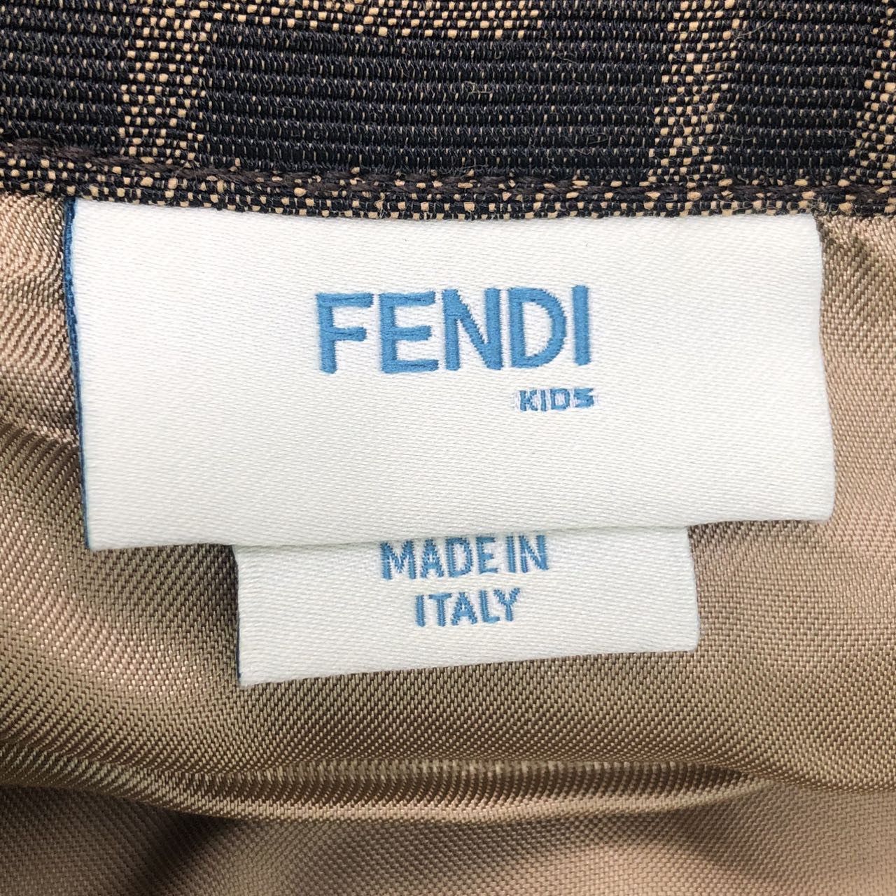 Fendi Fendi Letter Embroidery Zip Short Coat Brown K26WX Size 28" / US 6 / IT 42 - 5 Thumbnail