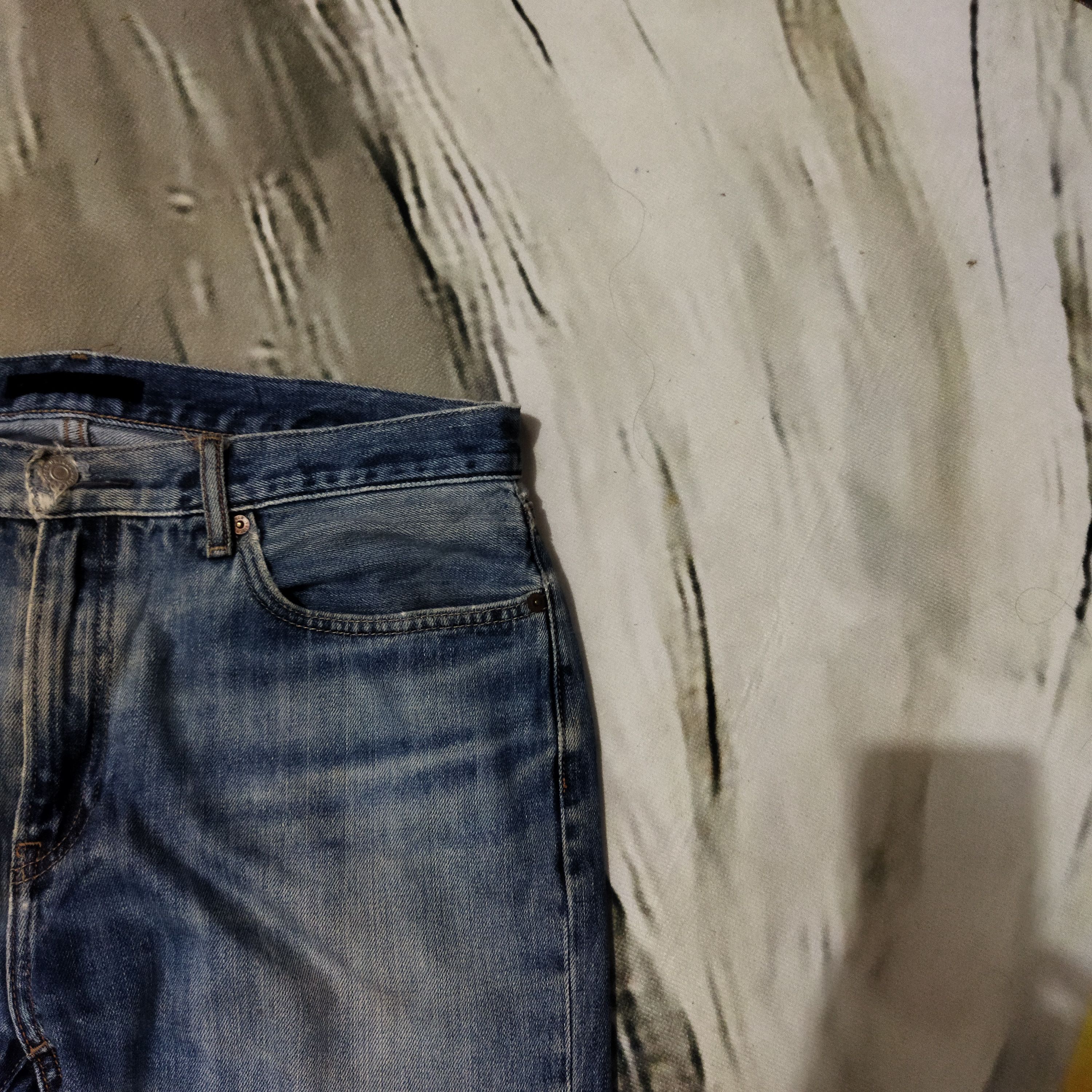 Uniqlo VINTAGE JAPANESE FADED BLUE JEANS PANTS Size US 34 / EU 50 - 6 Thumbnail