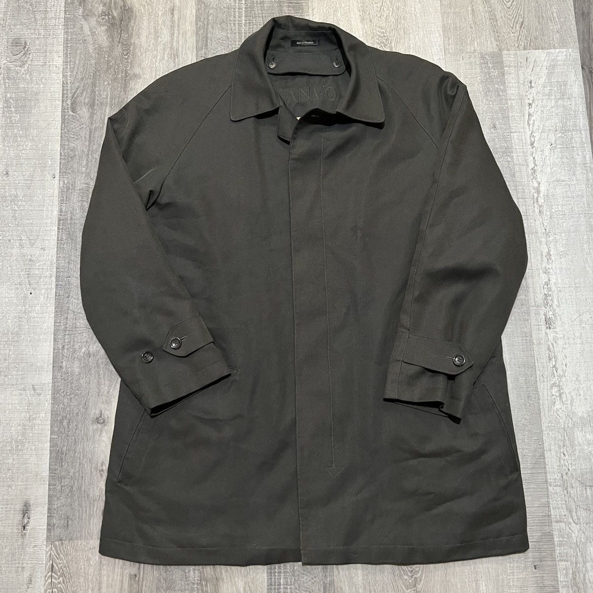 Sanyo Sanyo New York Anti-Magnetic Shield Wool Button Trench Coat Size US L / EU 52-54 / 3 - 1 Thumbnail