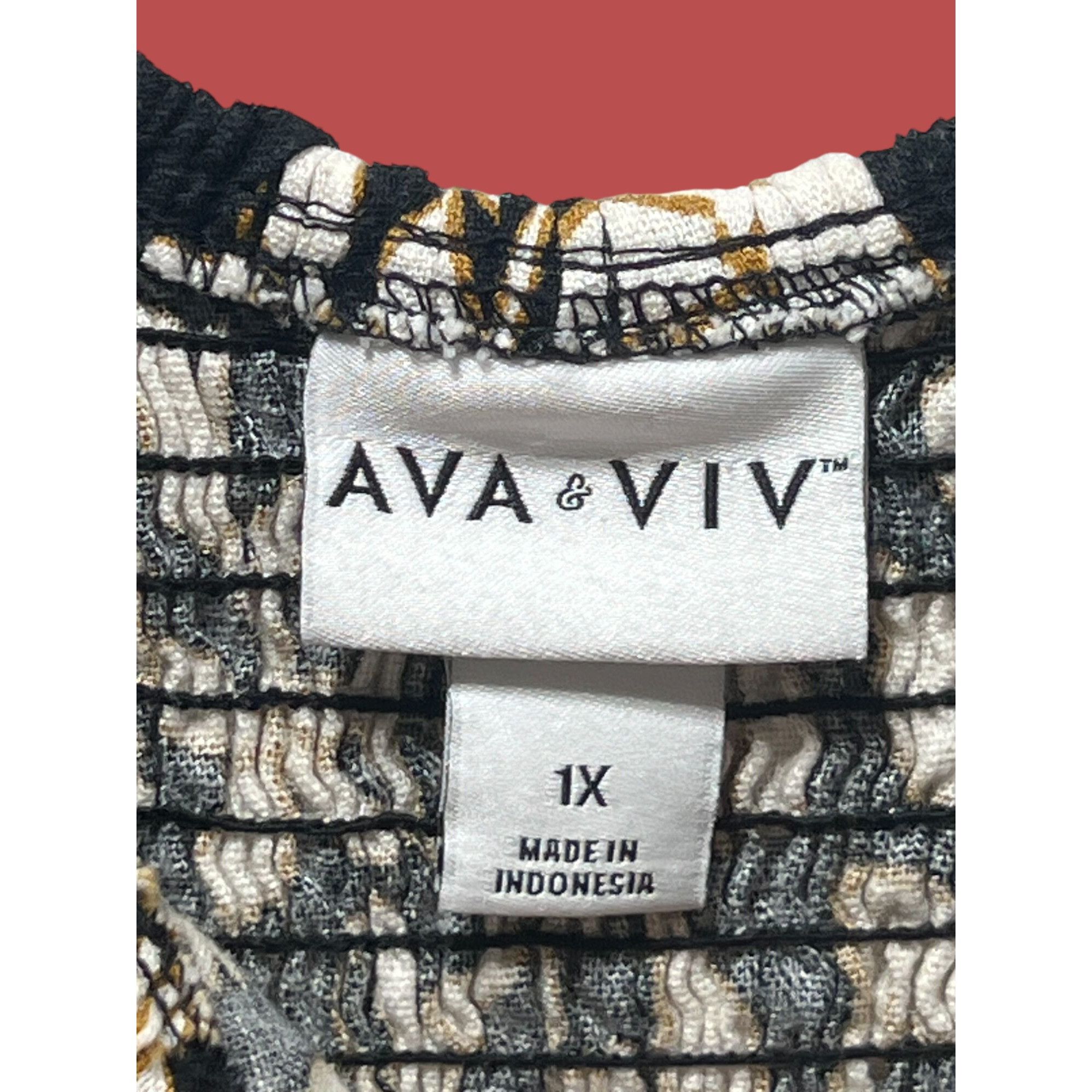 Other Ava & Viv - Women's Ruffle Maxi Empire Waist Dress - Black F Size XL / US 12-14 / IT 48-50 - 9 Thumbnail