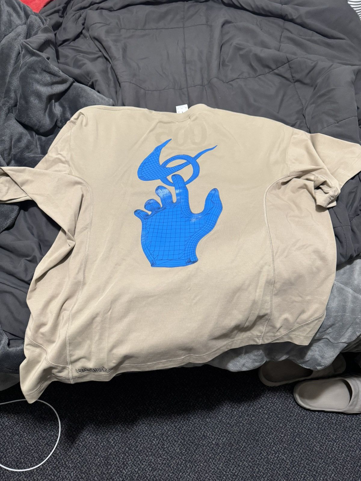 Off-White NWT NIKE OFF WHITE BEIGE/BLUE OVERSIZED HEAVYWEIGHT tee XXL Size US XXL / EU 58 / 5 - 4 Thumbnail