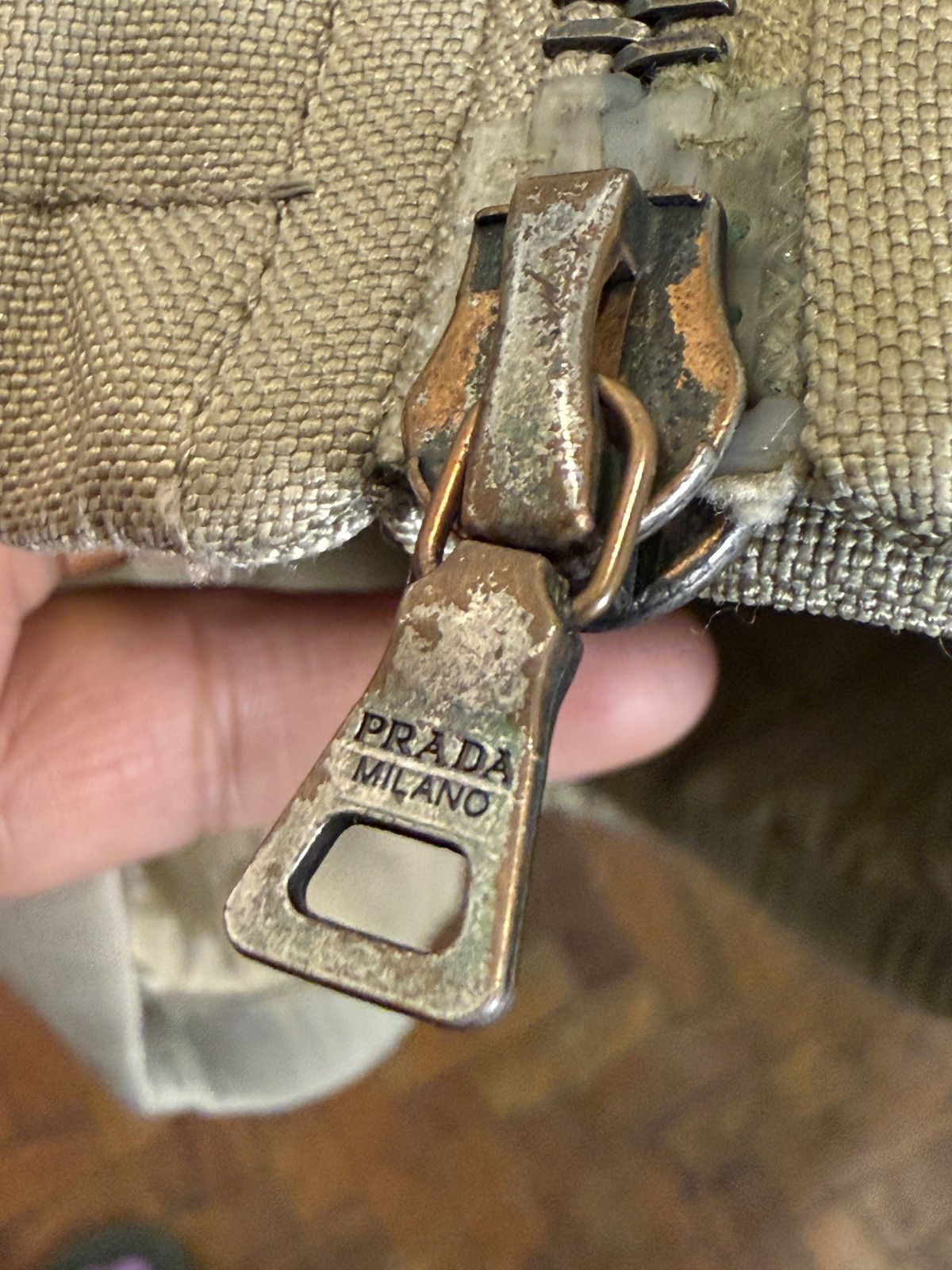 Prada Canvas Workwear Jacket Size US L / EU 52-54 / 3 - 6 Thumbnail