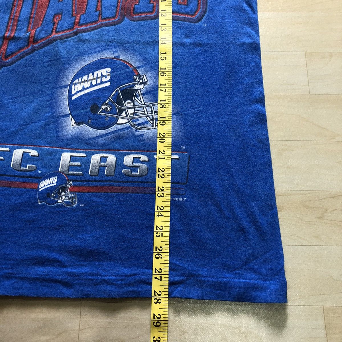 NFL × Vintage Vintage 90s New York Giants NFL Single Stich Tshirt Size US M / EU 48-50 / 2 - 8 Thumbnail