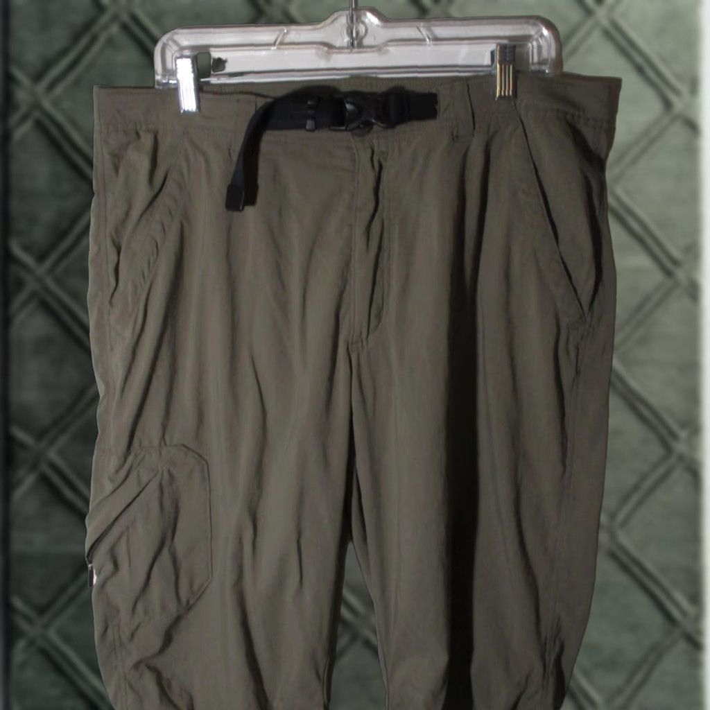 ASCENO ASCEND Taupe Tan Cargo Hiking Pants Men's 36X30 Cargo Pants Regular Taupe Nylon 36W 30L Mens Vintage No N/A Size US 36 / EU 52 - 1 Thumbnail