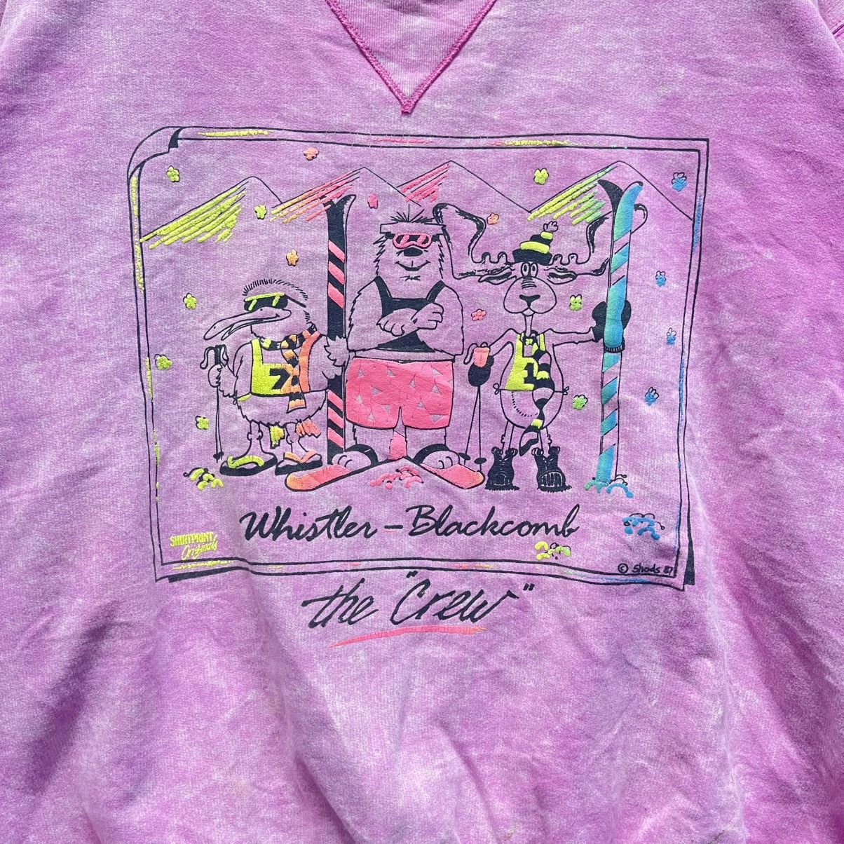 Vintage 1987 Whistler Blackcomb The Crew Vintage Sweatshirt by SHODS Size US M / EU 48-50 / 2 - 3 Thumbnail