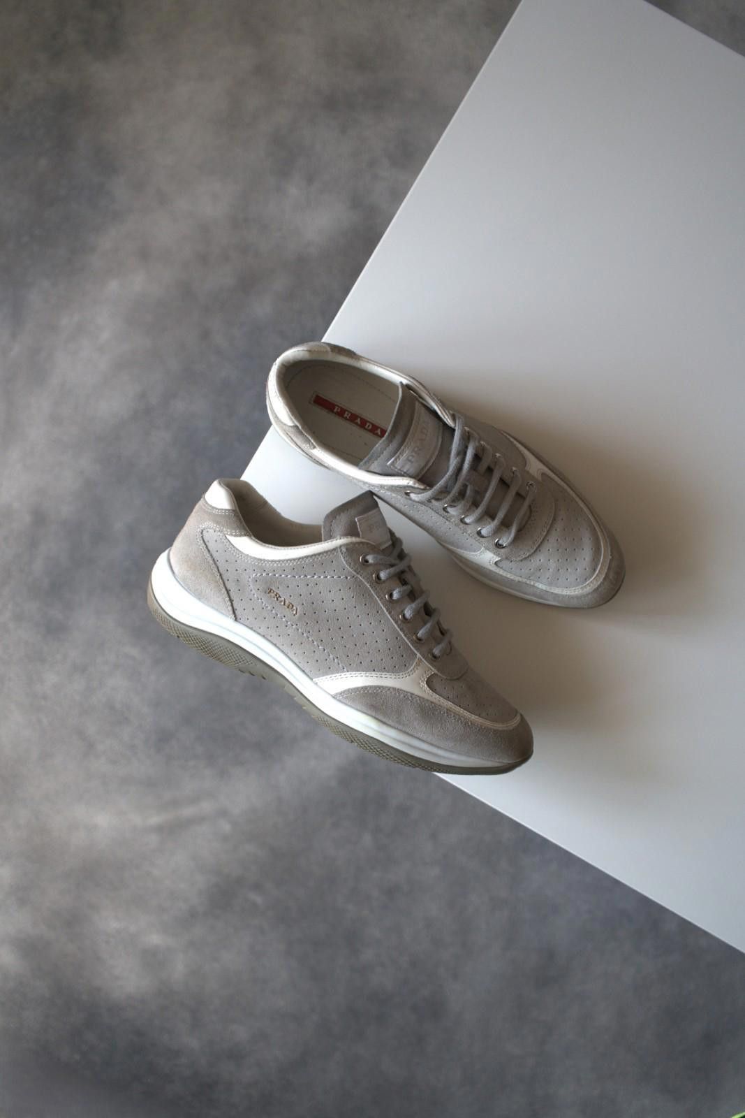 Prada 2005 Prada Suede Low Top Sneakers Women Size 8.5 Size US 8.5 / IT 38.5 - 4 Thumbnail
