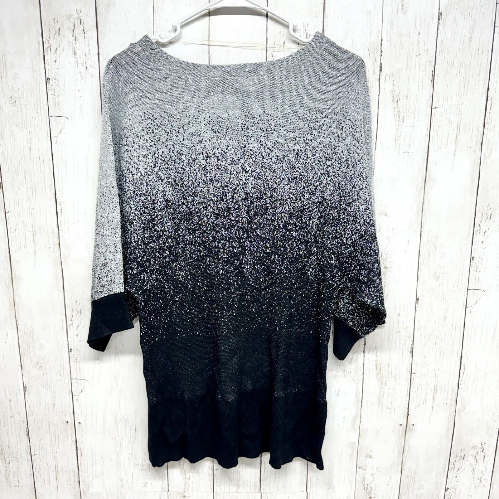 Other Kim Rogers Petite Dress PXL Eyelet 3/4 Sleeve Midi Gradient Size XL / US 12-14 / IT 48-50 - 6 Thumbnail