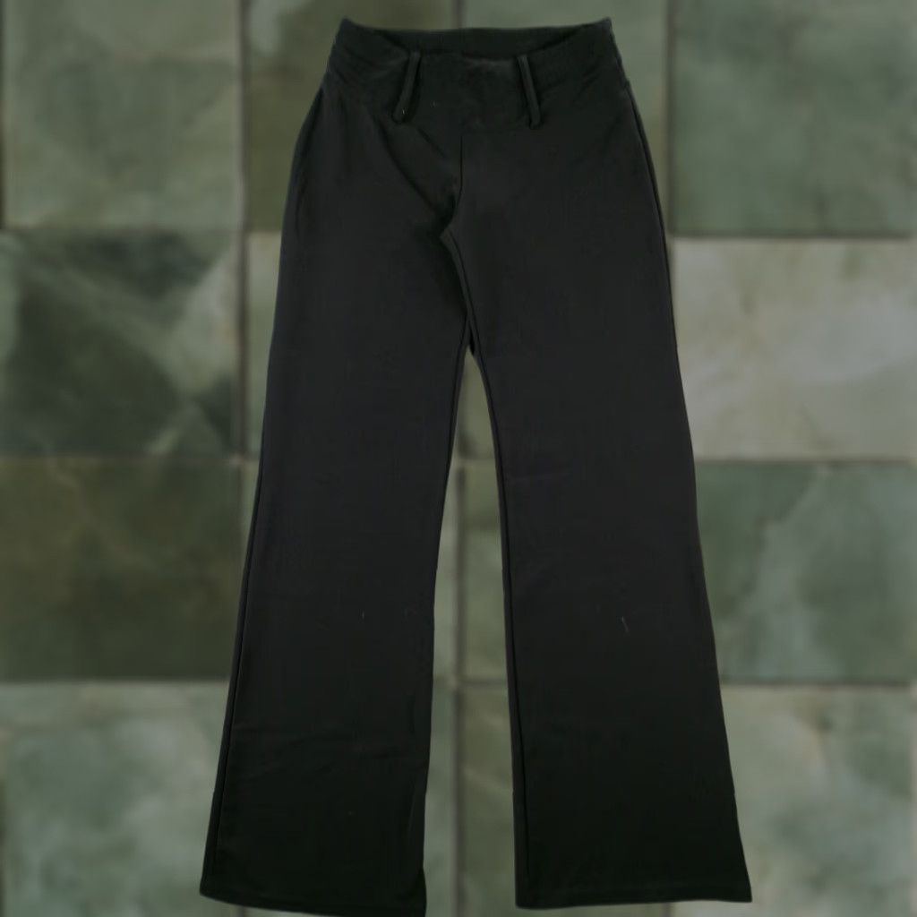 Vintage No Boundaries Pants Womens Medium Black Stretch Office Causal Capsule Lounge 90s City Preppy Womens Size 32" / US 10 / IT 46 - 1 Thumbnail