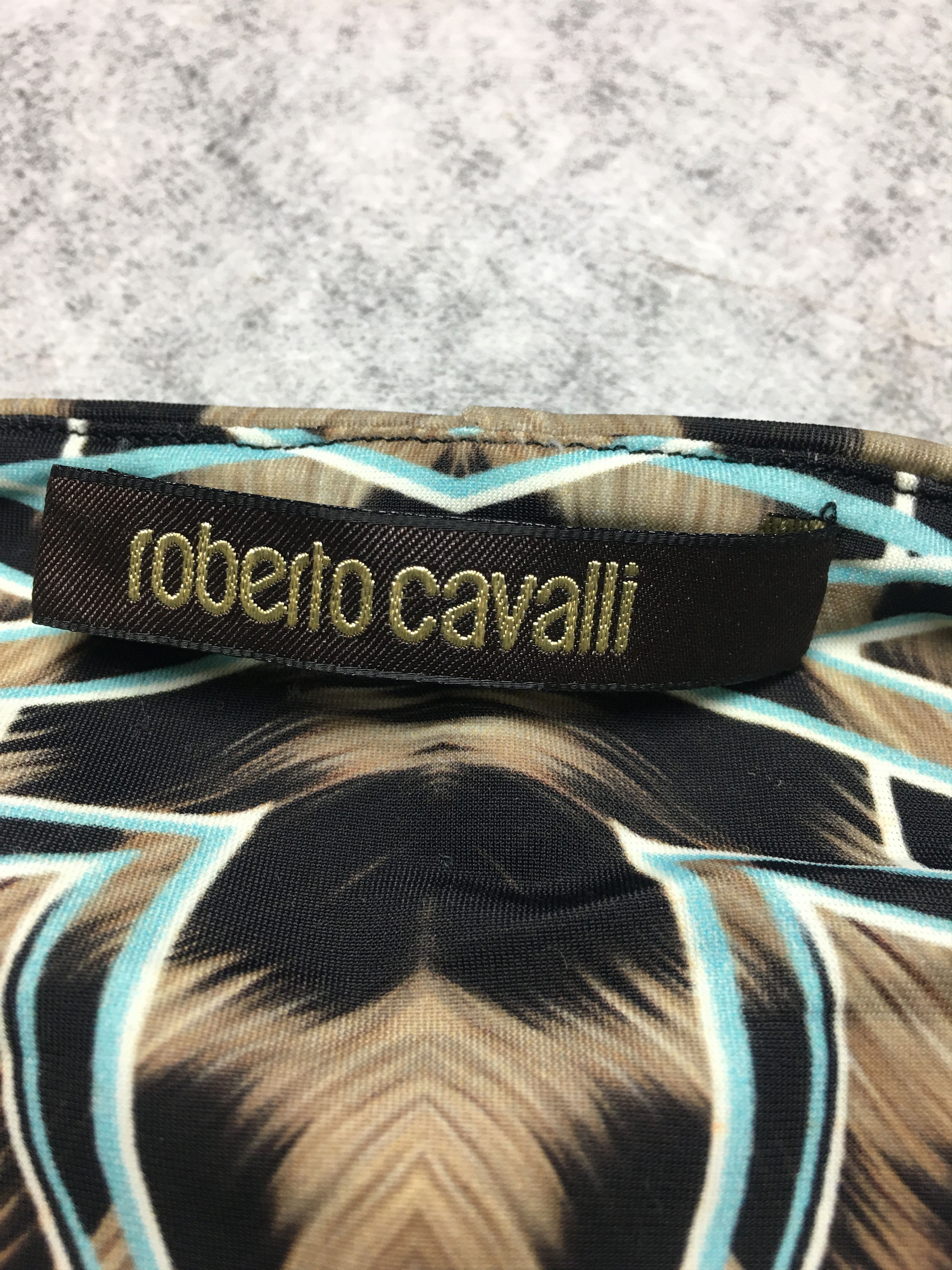 Roberto Cavalli Roberto Cavalli Multicolor Printed Jersey Sheath Dress Size S / US 4 / IT 40 - 7 Thumbnail
