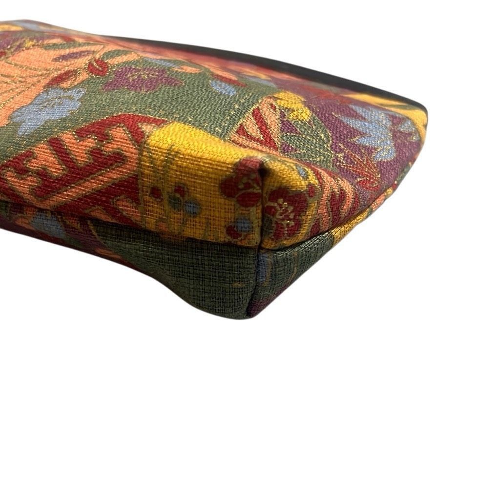 Other Fabric Floral Geometric multicolor Cosmetic Makeup Bag Penci Size ONE SIZE - 3 Thumbnail