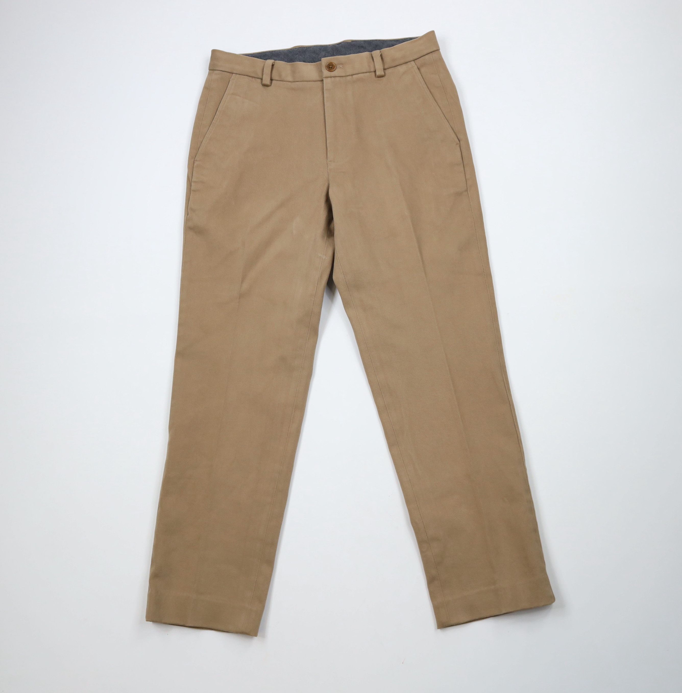 Brooks Brothers × Vintage Vintage Brooks Brothers Clark Stretch Chino Pants Beige Size US 32 / EU 48 - 1 Thumbnail