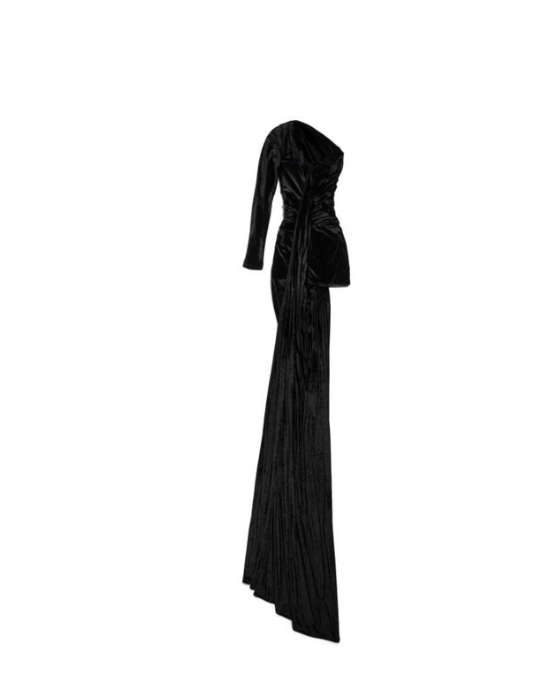 Balenciaga o1bcso1str0525 Balenciaga MIX Gowns in Black Size M / US 6-8 / IT 42-44 - 8 Thumbnail