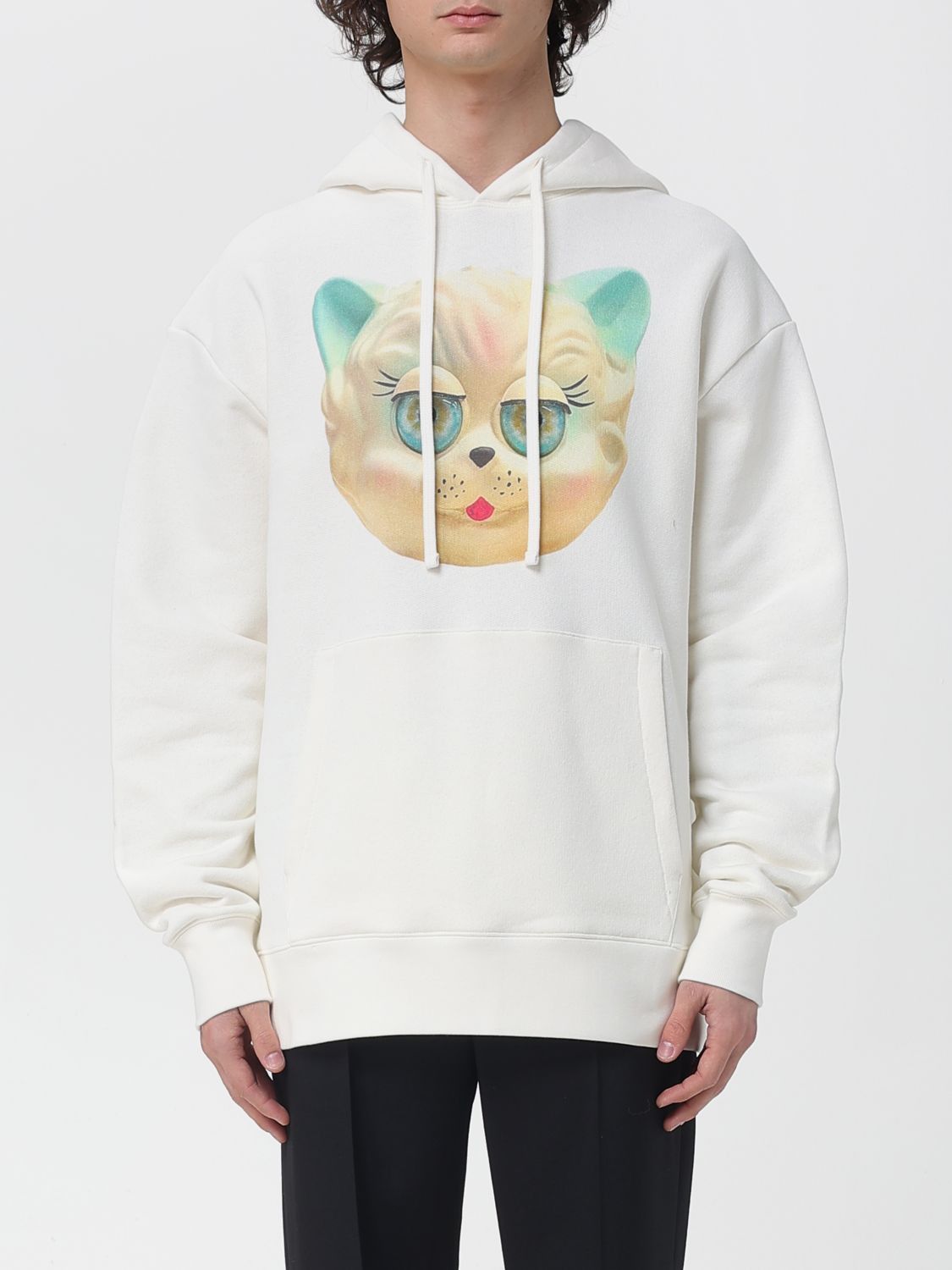 Valentino Valentino Sweatshirt Men White Size US M / EU 48-50 / 2 - 1 Thumbnail