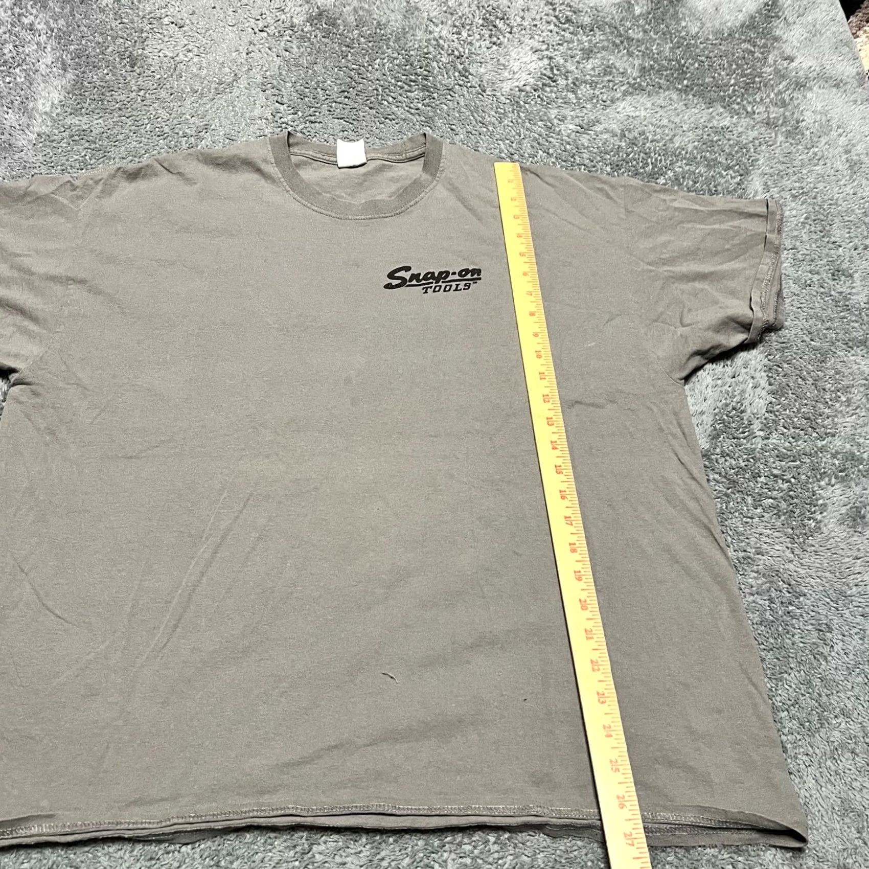 Vintage SnapOn Tools Shirt Mens XXL Gray Tee Graphic Print Size US XXL / EU 58 / 5 - 7 Thumbnail
